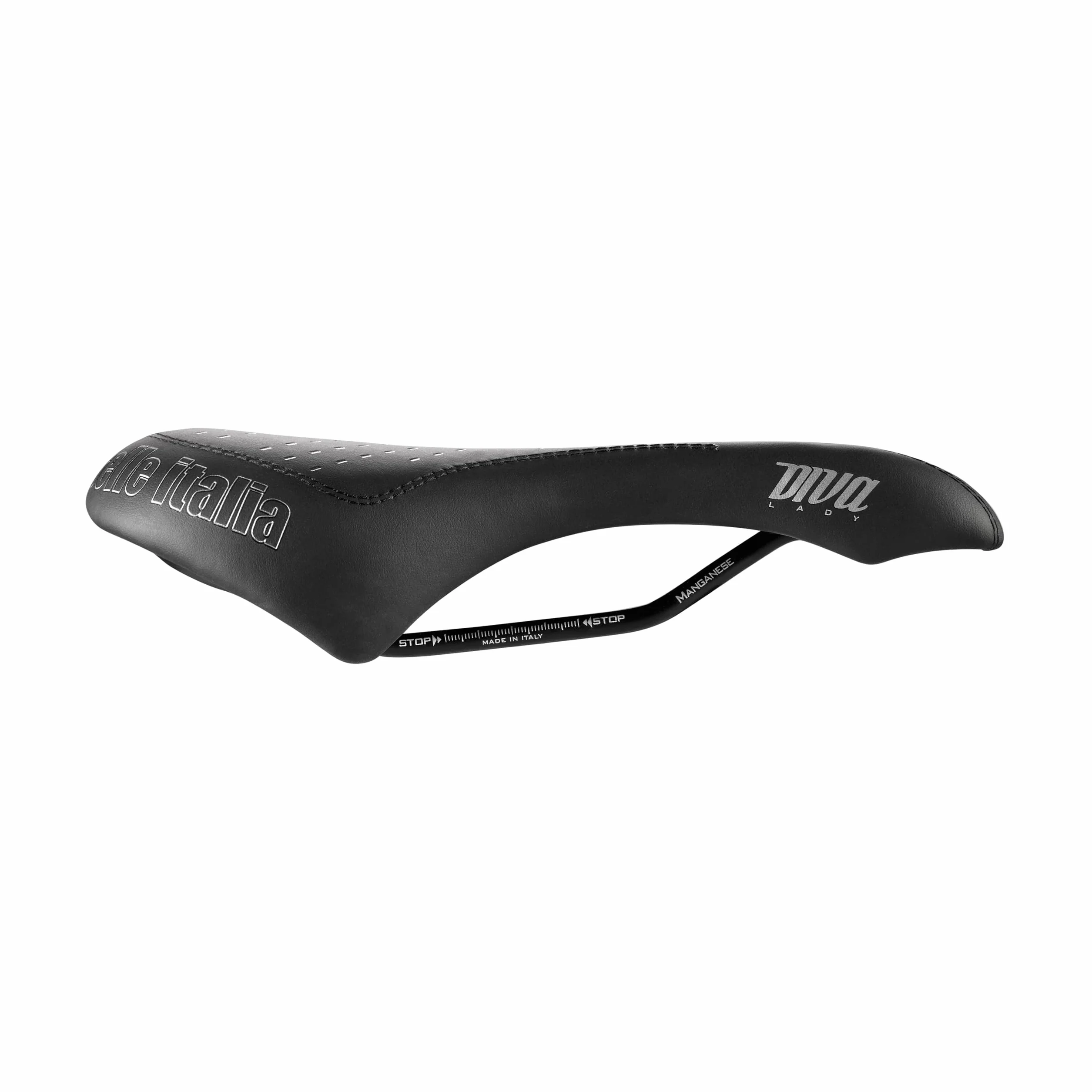 Selle Italia DIVA Gel Flow Racing Siodełko Rowerowe Damskie Czarny Rozmiar L2