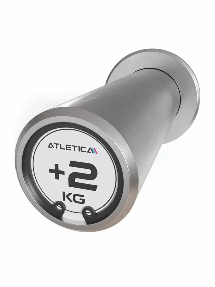 Atletica Weight Stack Pin | do rozszerzenia bloku obciążników | długość użytkowa 15 cm | Ø 50 mm | waga 2 kg | nierdzewny dzięki pięknej chromowanej powłoce