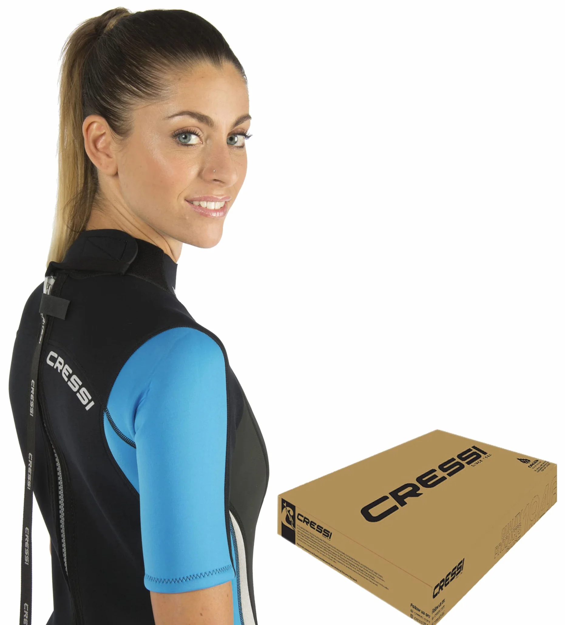 Cressi Med X Lady Shorty 2,5 mm - damski kombinezon neoprenowy z neoprenu 2,5 mm