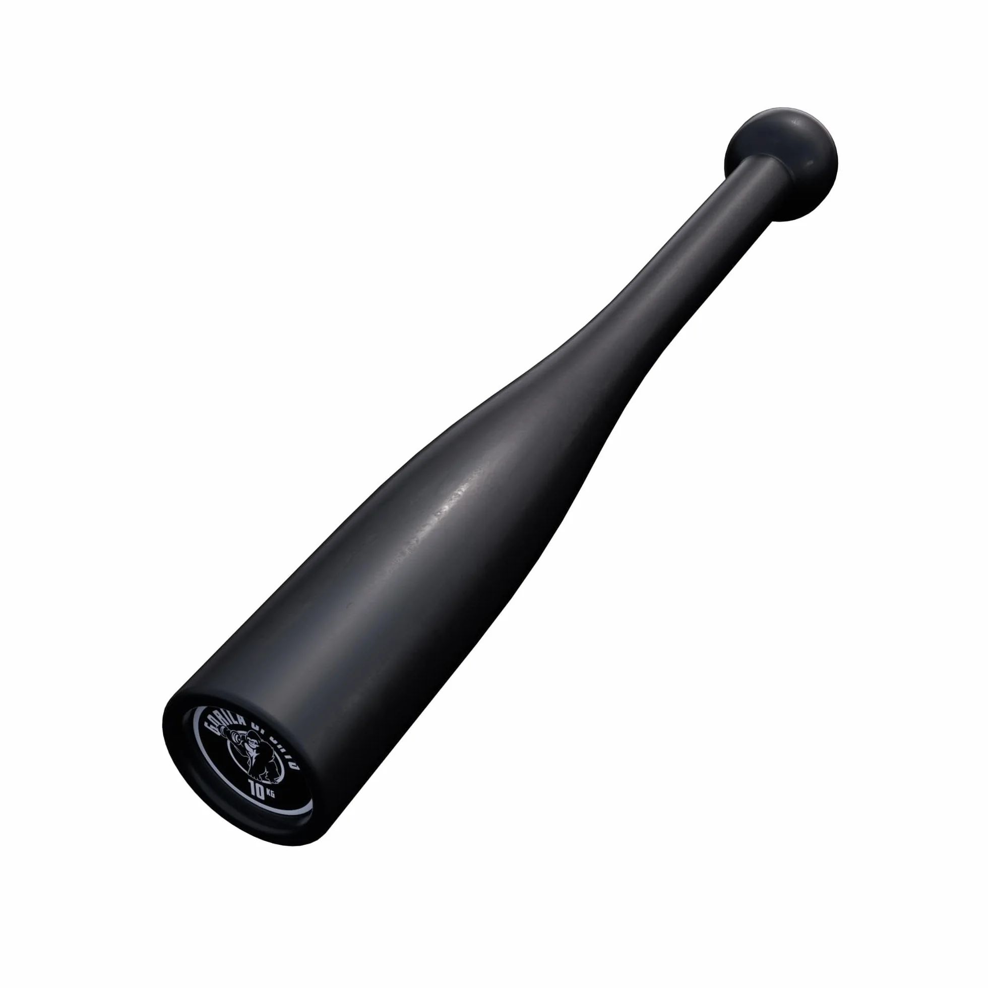 GORILLA SPORTS® Indian Clubbell stalowy 2 – 20 kg – dźwignia zamachowa pojedyncza / zestaw czarny w 8 wariantach wagowych