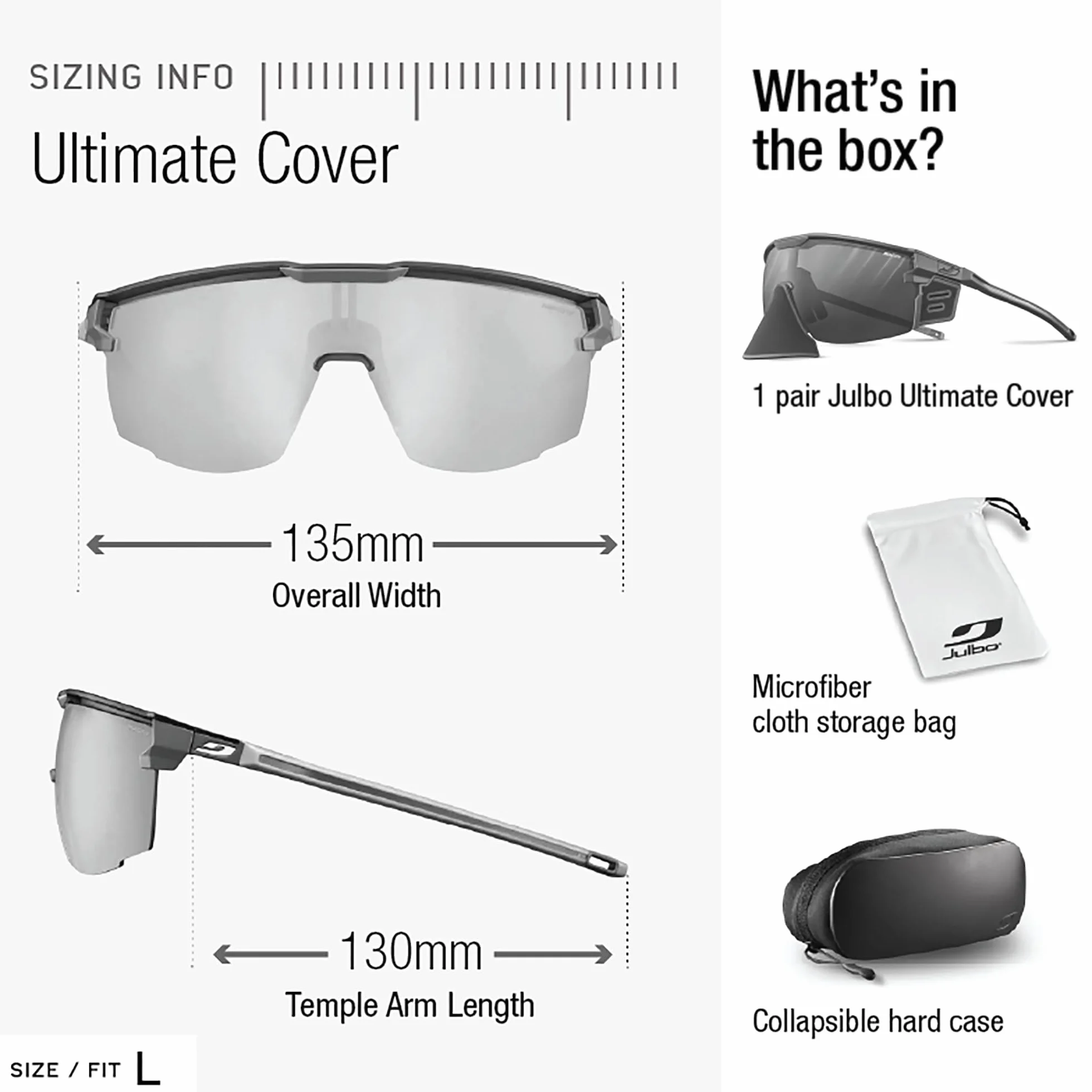 Julbo Okulary przeciwsłoneczne Uniseks Ultimate Cover