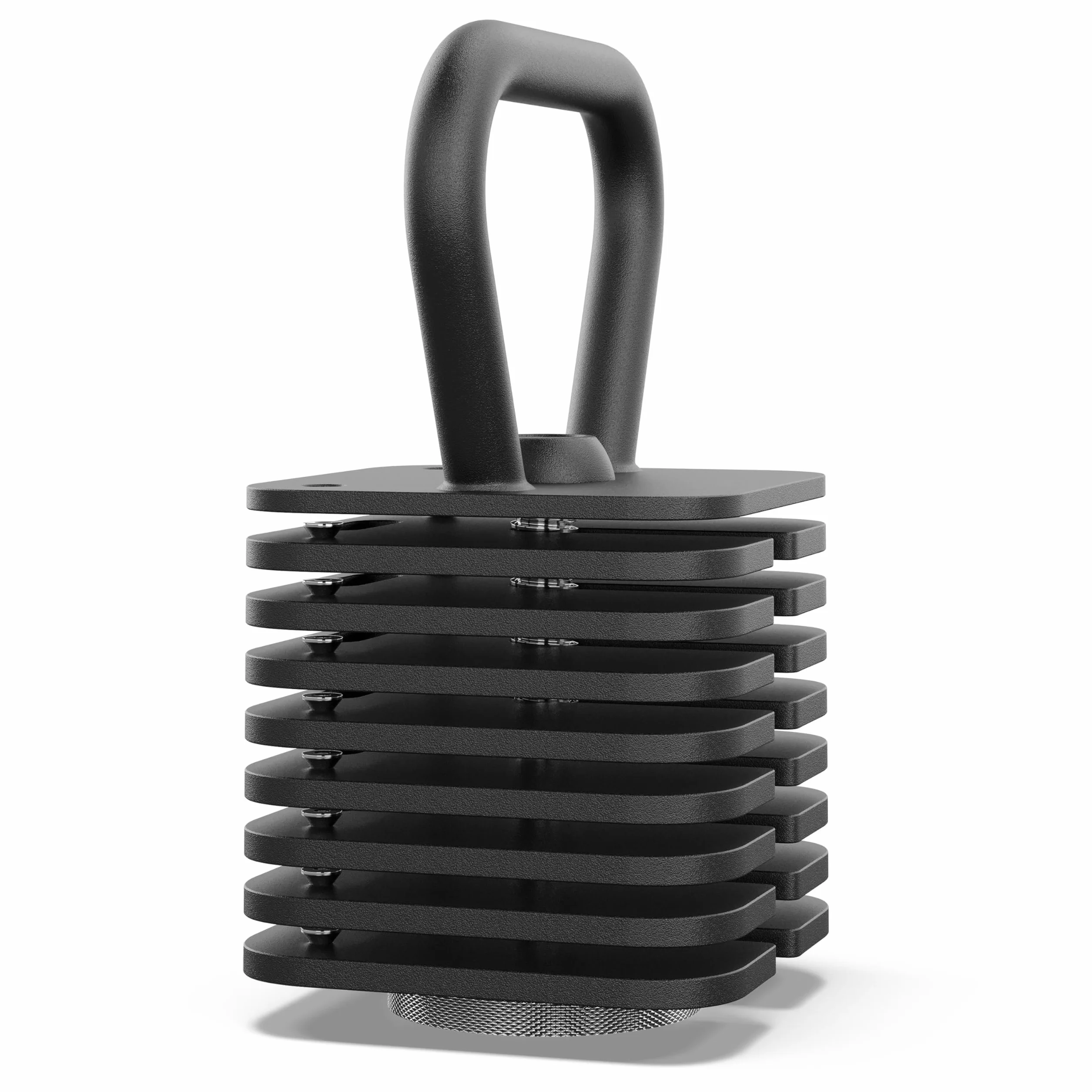 ZIPRO Kettlebell SQUARE Regulowana do 19 kg hantla kulowa Regulowana do treningu siłowego, fitness i workoutu w domu