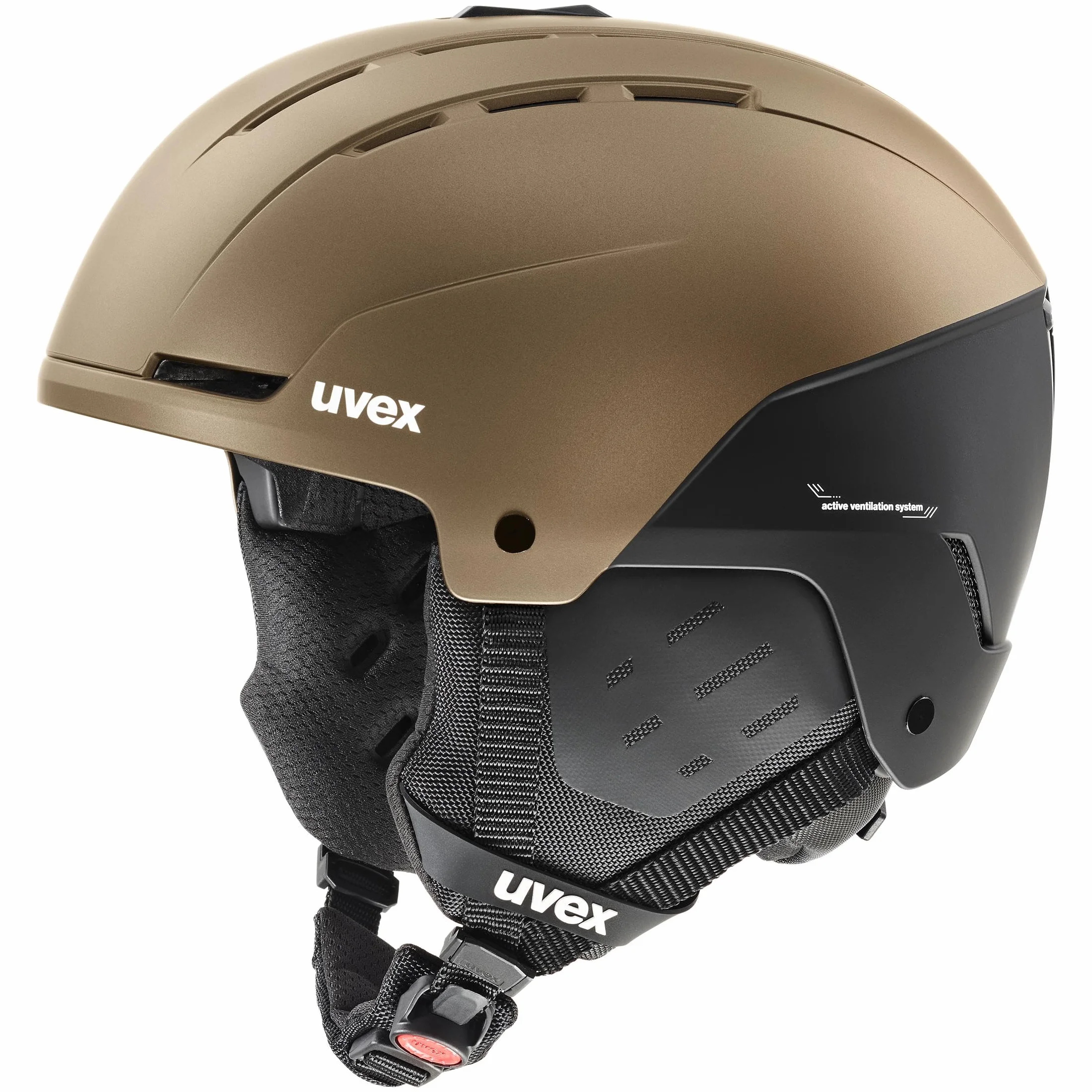uvex stance Kask narciarski brown-black matt 58-62 cm