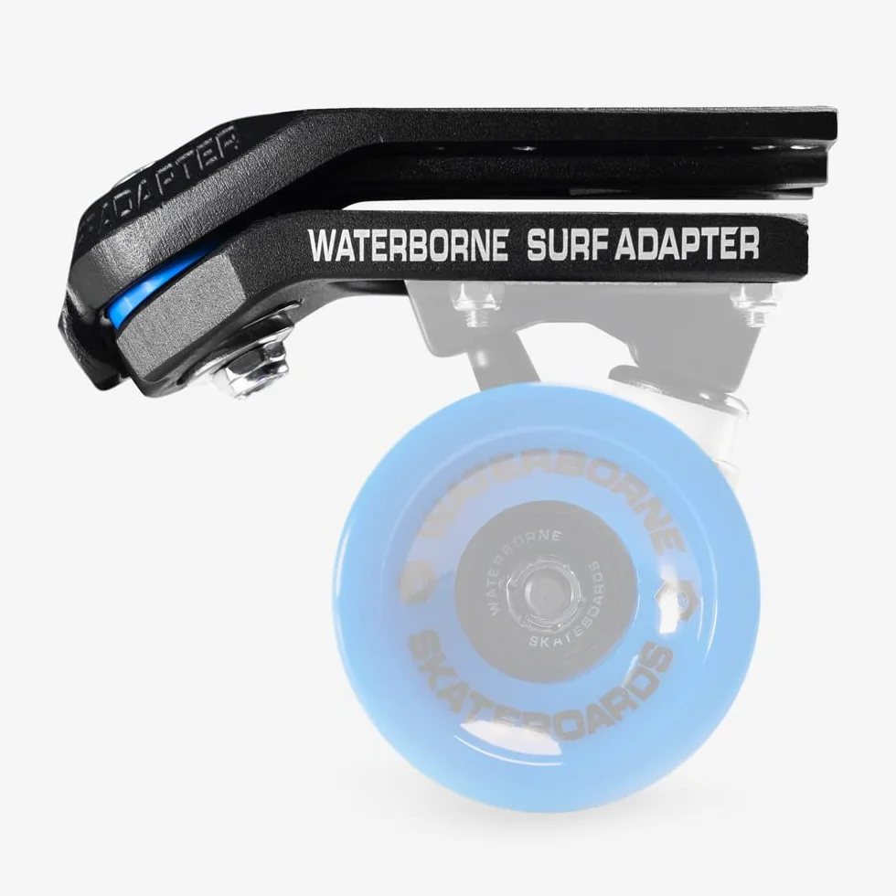 WATERBORNE SKATEBOARDS System FIN - adapter do surfowania i szyny Pakiet wysokiej wydajności - Ciężarówki Surfskate pasują do dowolnej deskorolki - Dostosuj opatentowane płetwy dla 3 trybów jazdy surfingowej - Carving Truck do surfowania