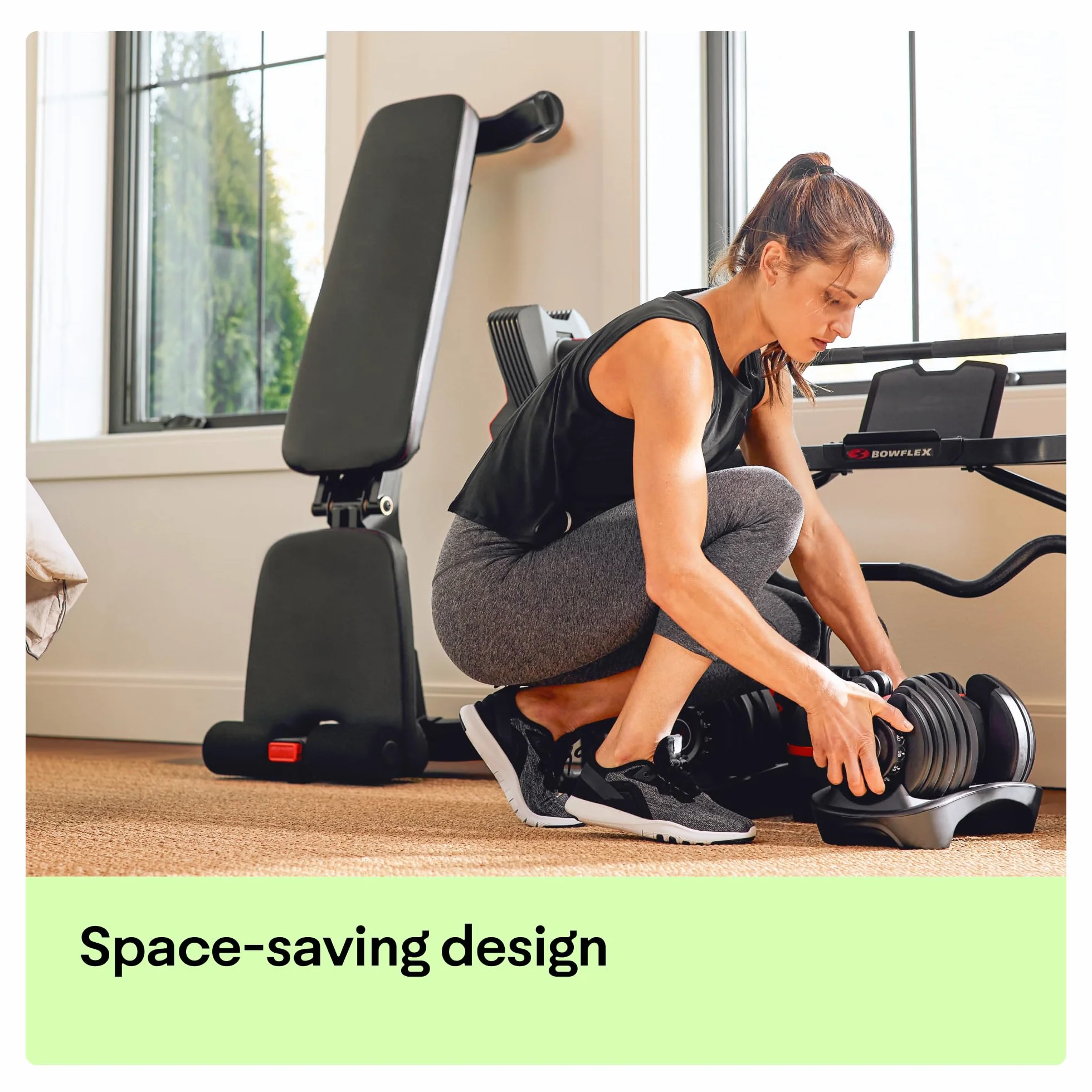Bowflex Unisex Adult 3.1S regulowana ławka do podnoszenia ciężarów, czarna, jeden rozmiar