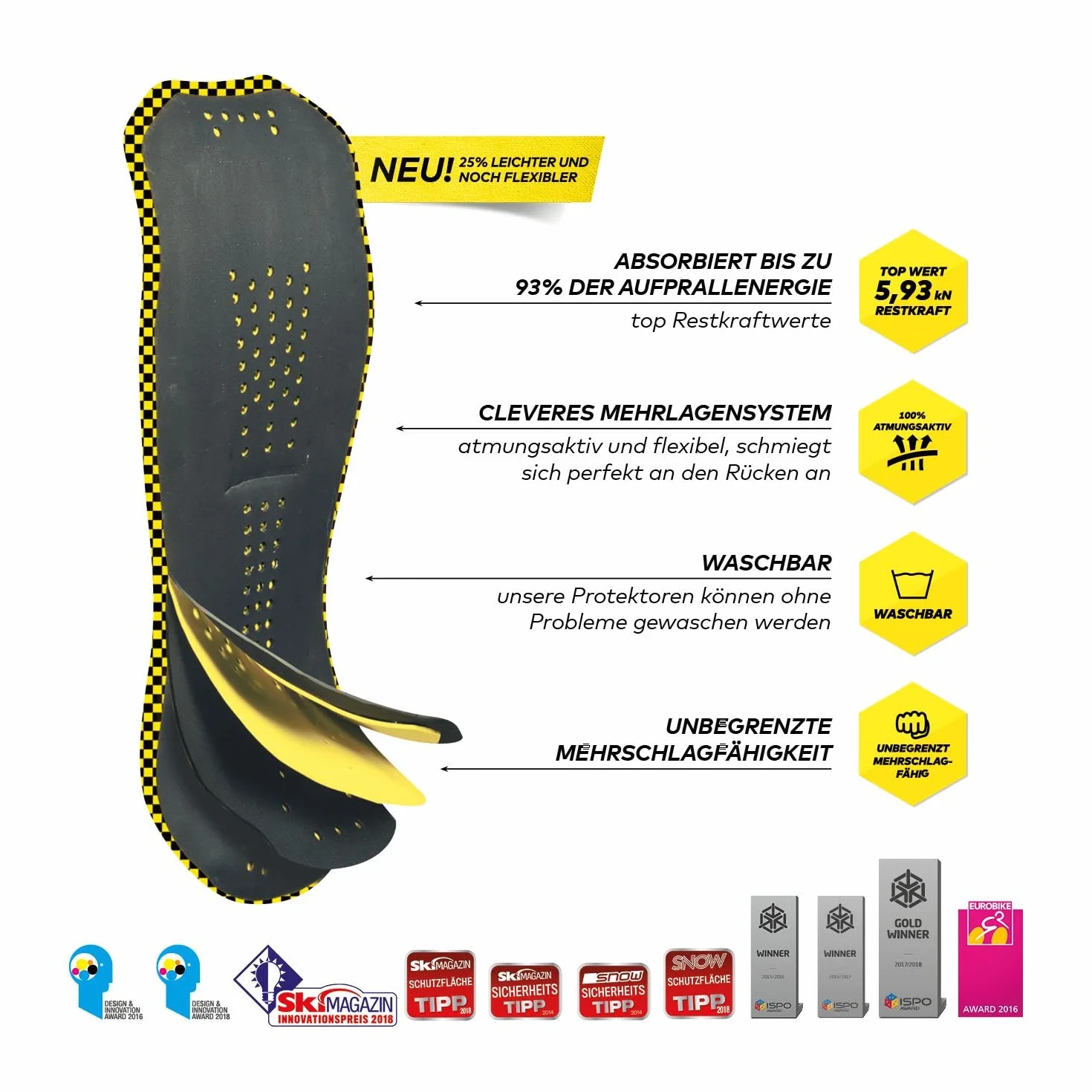Komperdell Ochraniacz pleców ULTRAFLEX AIR Women