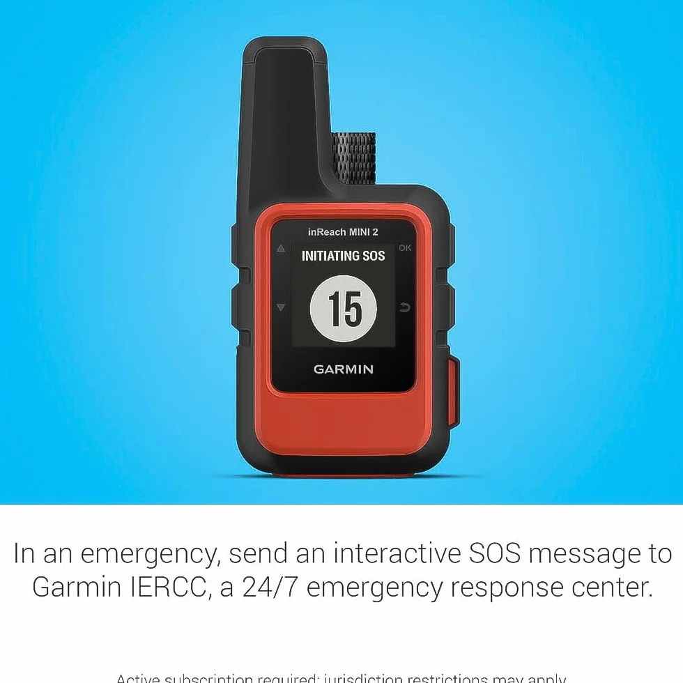Garmin inReach Mini 2, lekki i kompaktowy komunikator satelitarny, ręczny komunikator turystyczny, pomarańczowy - 010-02602-00