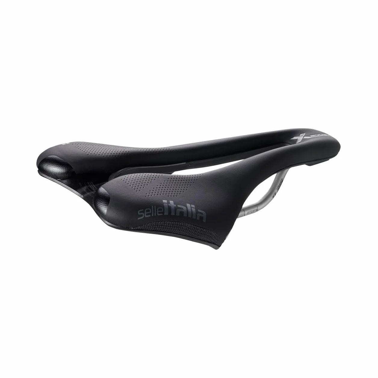 Selle Italia SLR Boost X-Cross TI 316 Superflow – Siodełko Terenowe I Przełajowe, Anatomiczny Otwór, Amortyzatory, Rama TI 316