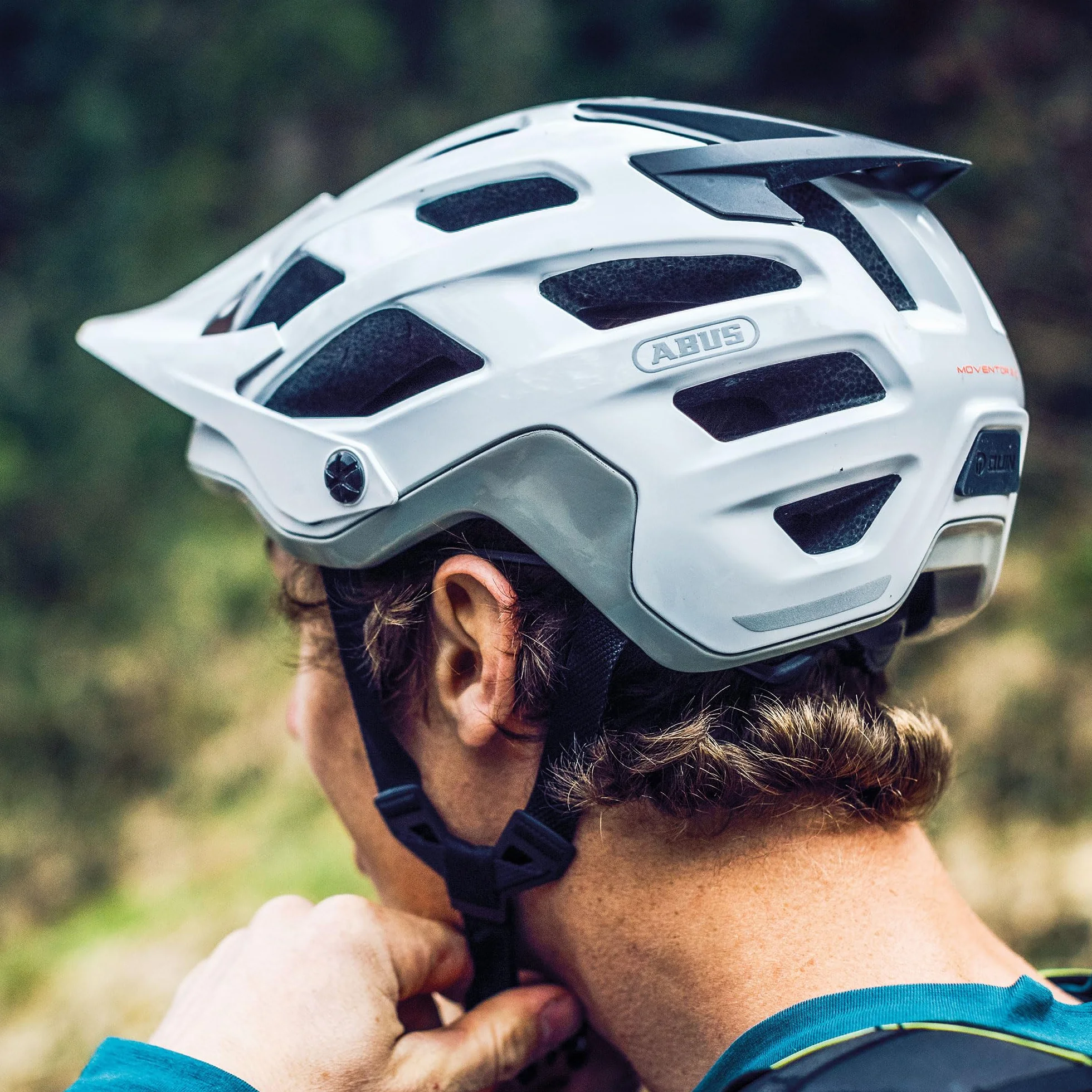 Kask ABUS MTB Moventor 2.0 MIPS - kask rowerowy z ochroną przed uderzeniami do jazdy terenowej na rowerach górskich - kask all-mountain dla mężczyzn i kobiet