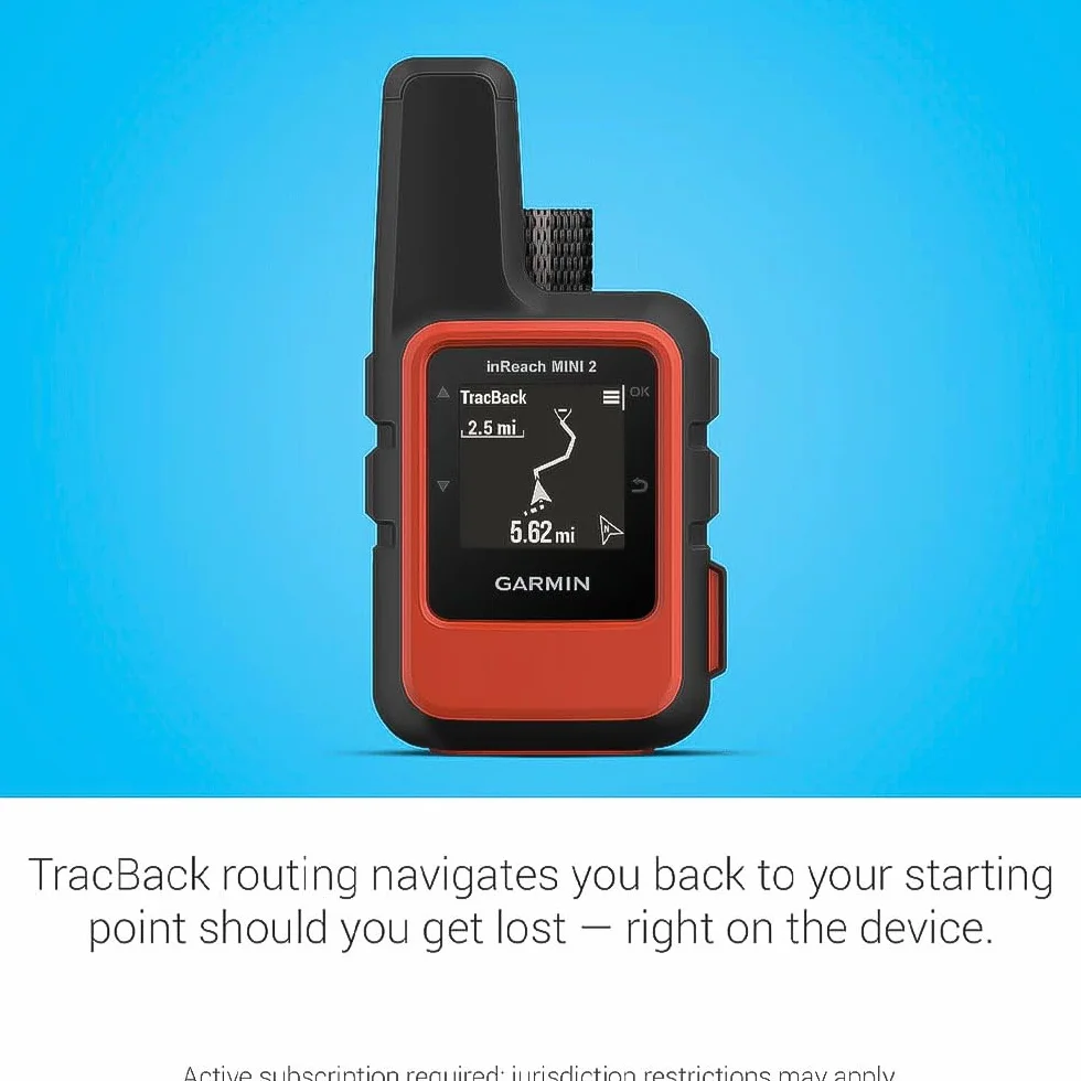 Garmin inReach Mini 2, lekki i kompaktowy komunikator satelitarny, ręczny komunikator turystyczny, pomarańczowy - 010-02602-00