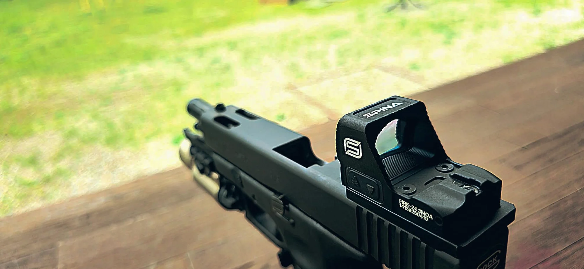 SPINA OPTICS FIRE-24 Celownik red dot Shake Awake Celownik kolimatorowy 3 MOA Refleksyjny celownik z RMR Footprint Red dot do pistoletu z mocowaniem Picatinny