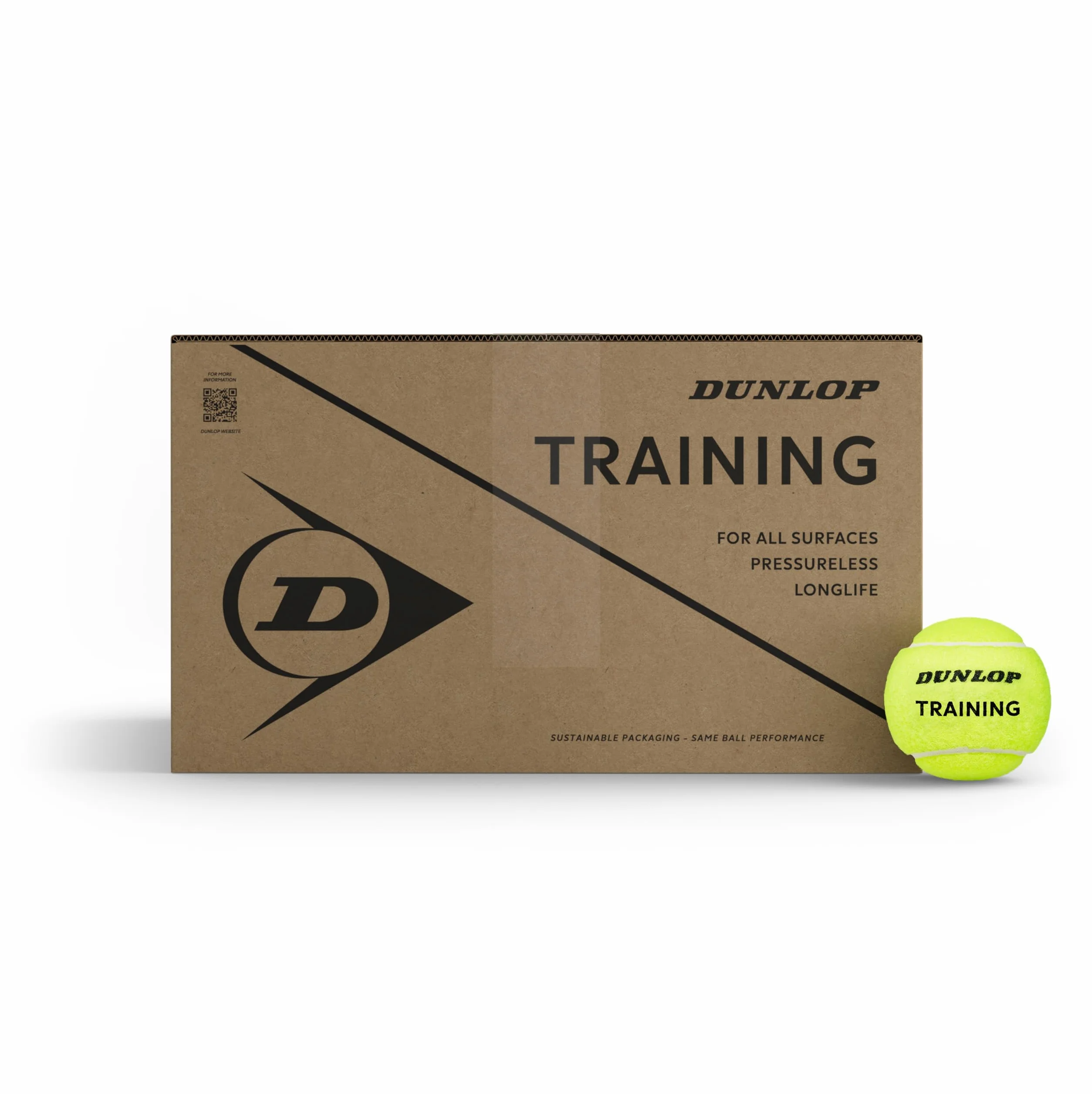 DUNLOP Trening piłki tenisowej – do treningu i treningu (72 piłki)