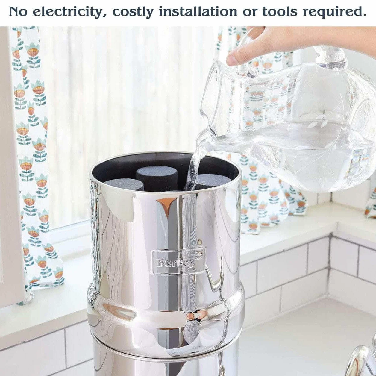 Berkey Travel 5,6L Grawitacyjny System Filtracji Wody ze Stali Nierdzewnej AISI 304