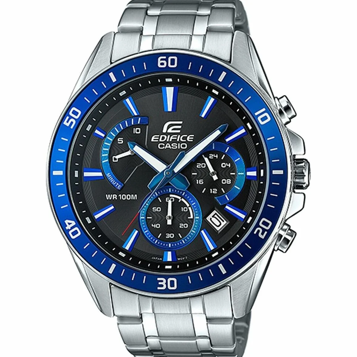 Casio EFR-552D-1A2VUEF Zegarek 47 mm Niebieski