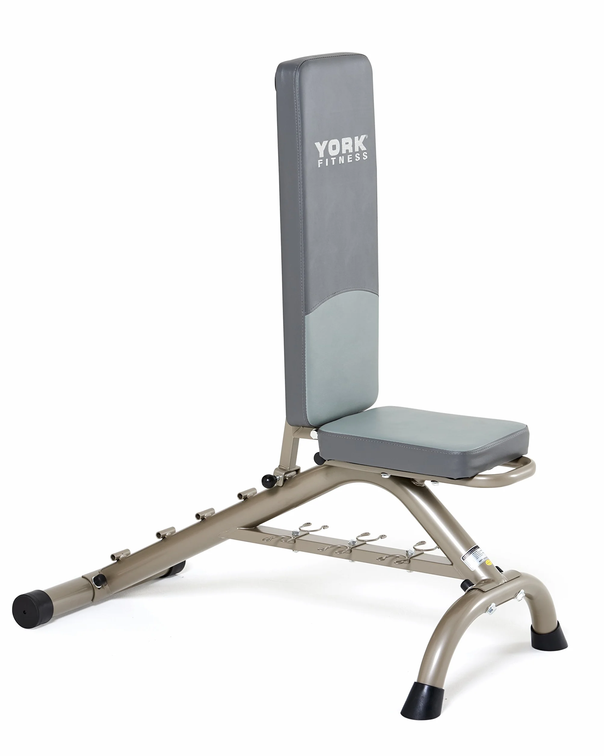 York Fitness 5-osobowa prasa na ławkę regulowana składana ławka treningowa do ciężarów