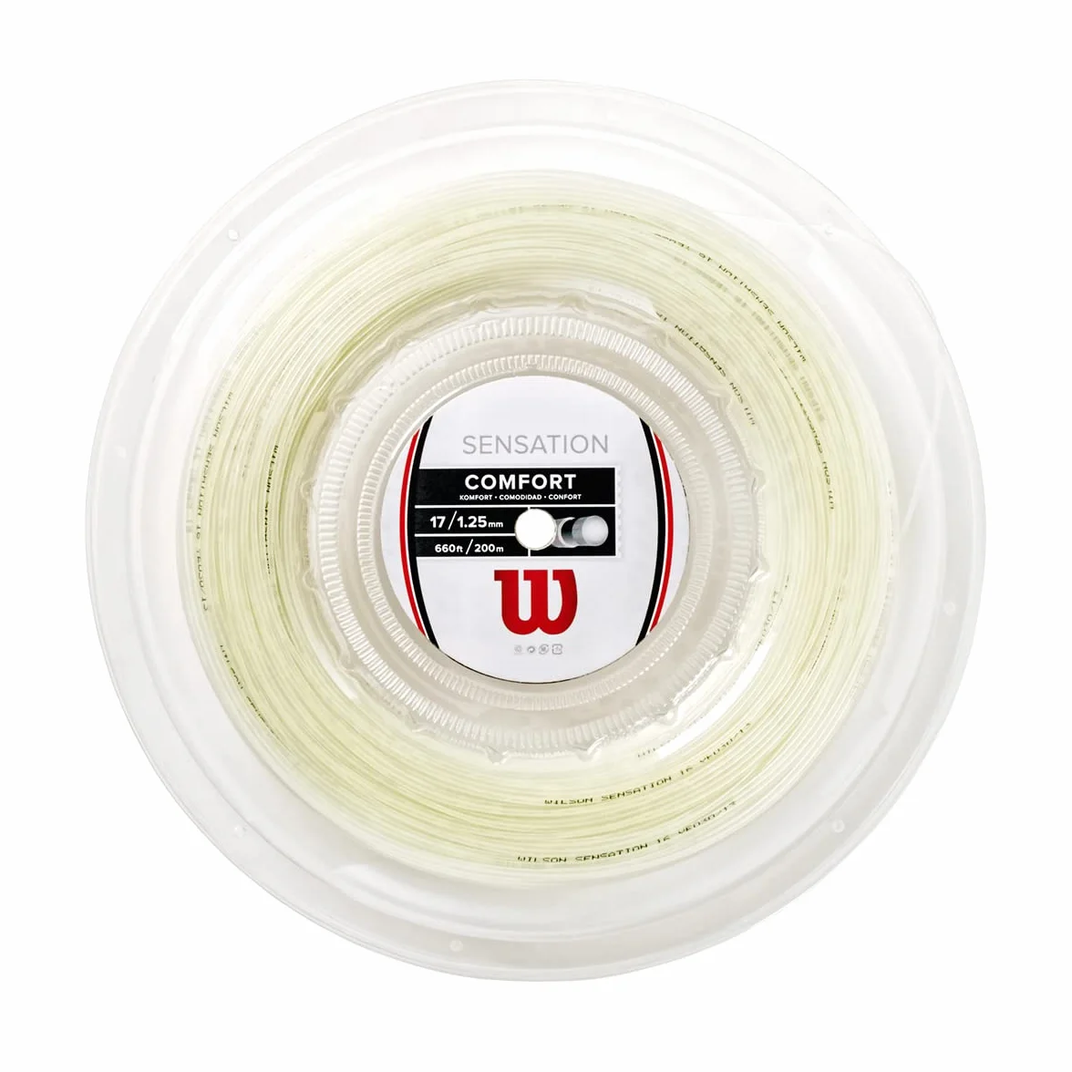 Wilson Sensation 17 kołowrotek sznurkowy - przezroczysty/naturalny, 17 g/200 m