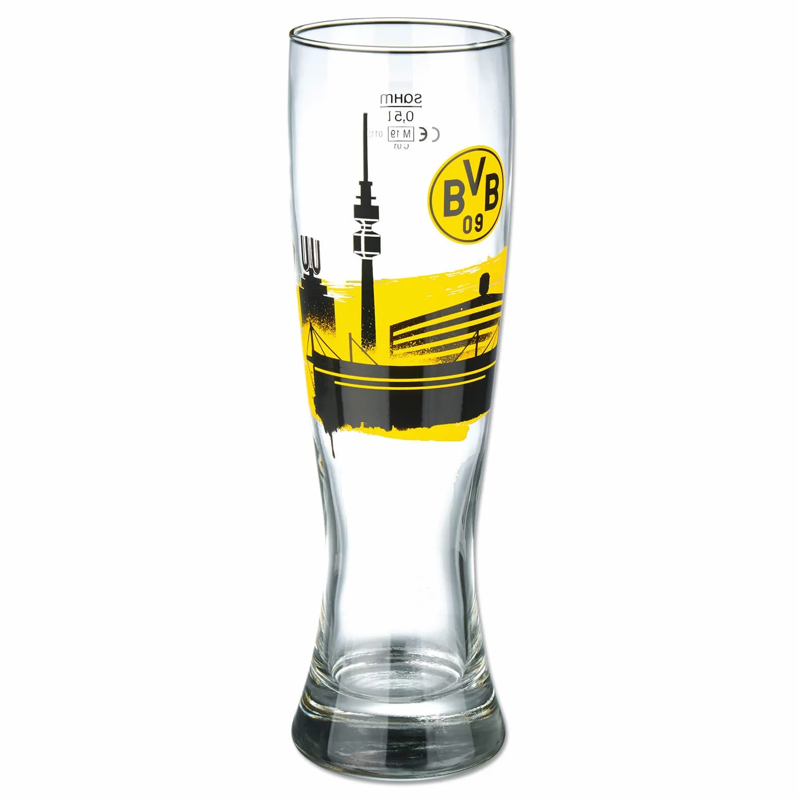 Borussia Dortmund BVB szkło pszeniczne, 1 sztuka (1 opakowanie)