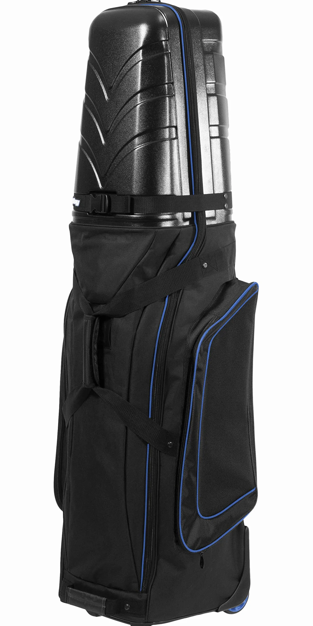 Bagboy T-10 Hard Top Golf pokrowiec podróżny, czarny/królewski niebieski,