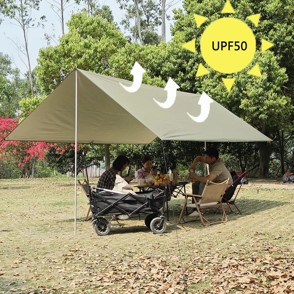 Markiza samochodowa 3 x 5 m wodoodporna na kemping SUV