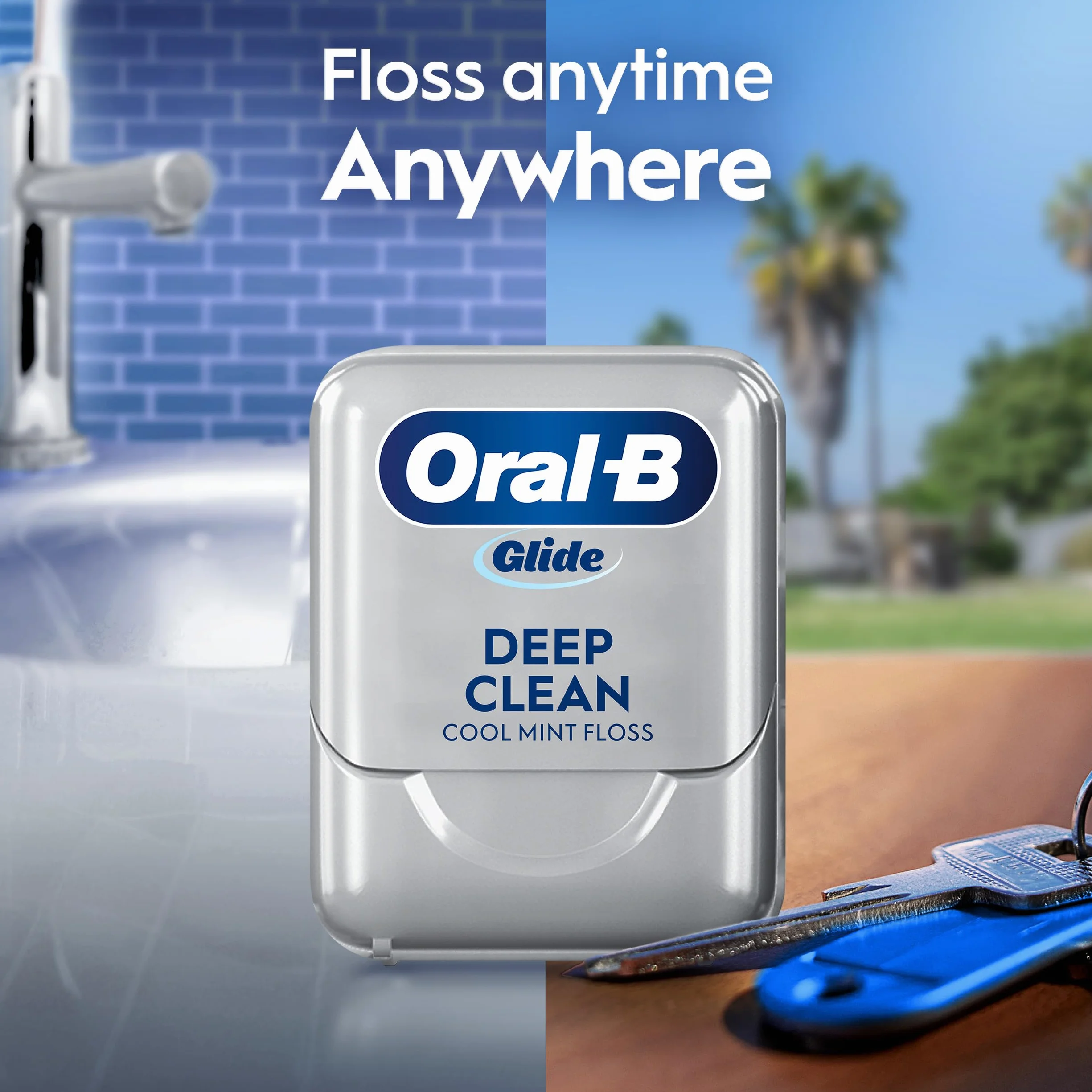 Oral-B Glide Pro-Health Deep Clean nić dentystyczna, chłodna mięta, 40 m, 2 sztuki