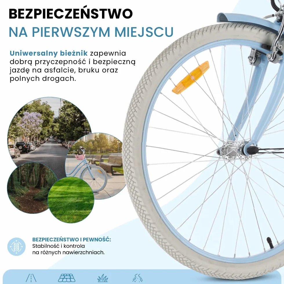 Heart Bike Rower dziecięcy dla dziewczynek 20 cali, rower dziewczęcy, 6 biegów, stalowa rama, hamulce V-brake, błotniki, osłona łańcucha, reflektory, dzwonek, regulowany