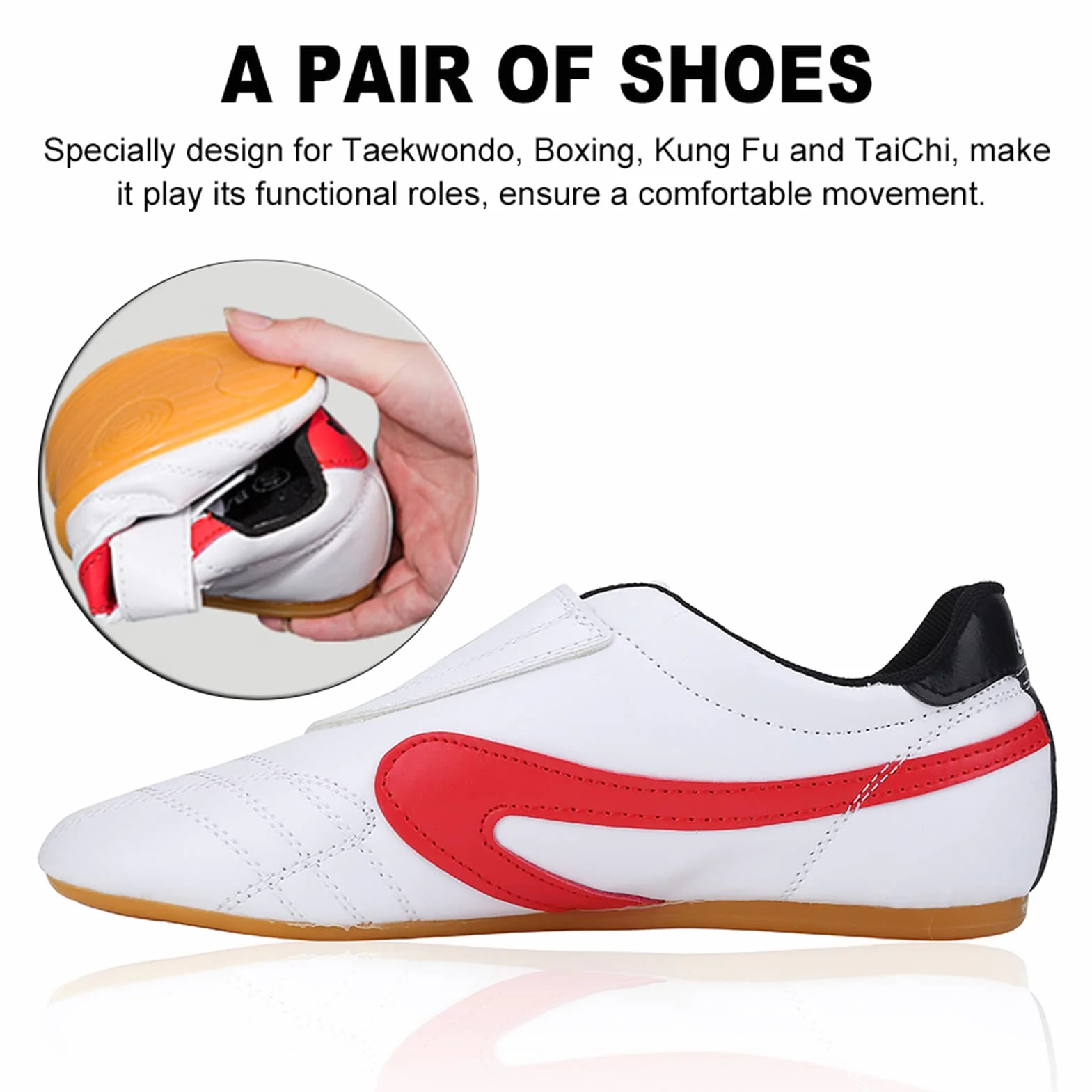 Buty Taekwondo, Unisex Boks Sportowe Buty Gimnastyczne dla Dzieci Dorośli dla Taekwondo Boks Karate Kung Fu