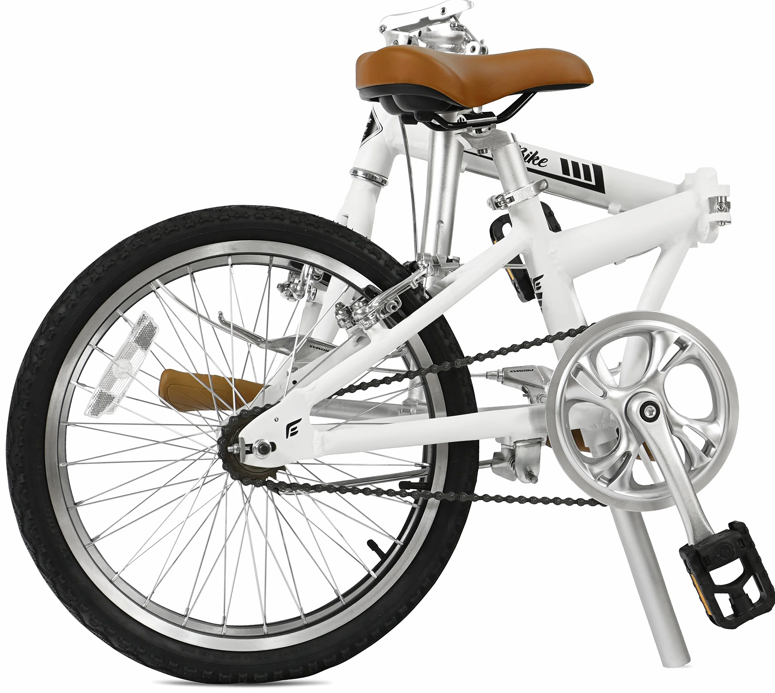 Składany rower FabricBike - 20-calowy rower składany, rama ze stopu aluminium, 5 kolorów, 7 prędkości, regulowana wysokość kierownicy i siodełka-