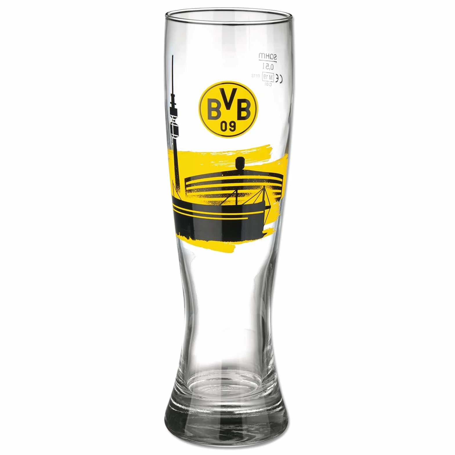 Borussia Dortmund BVB szkło pszeniczne, 1 sztuka (1 opakowanie)