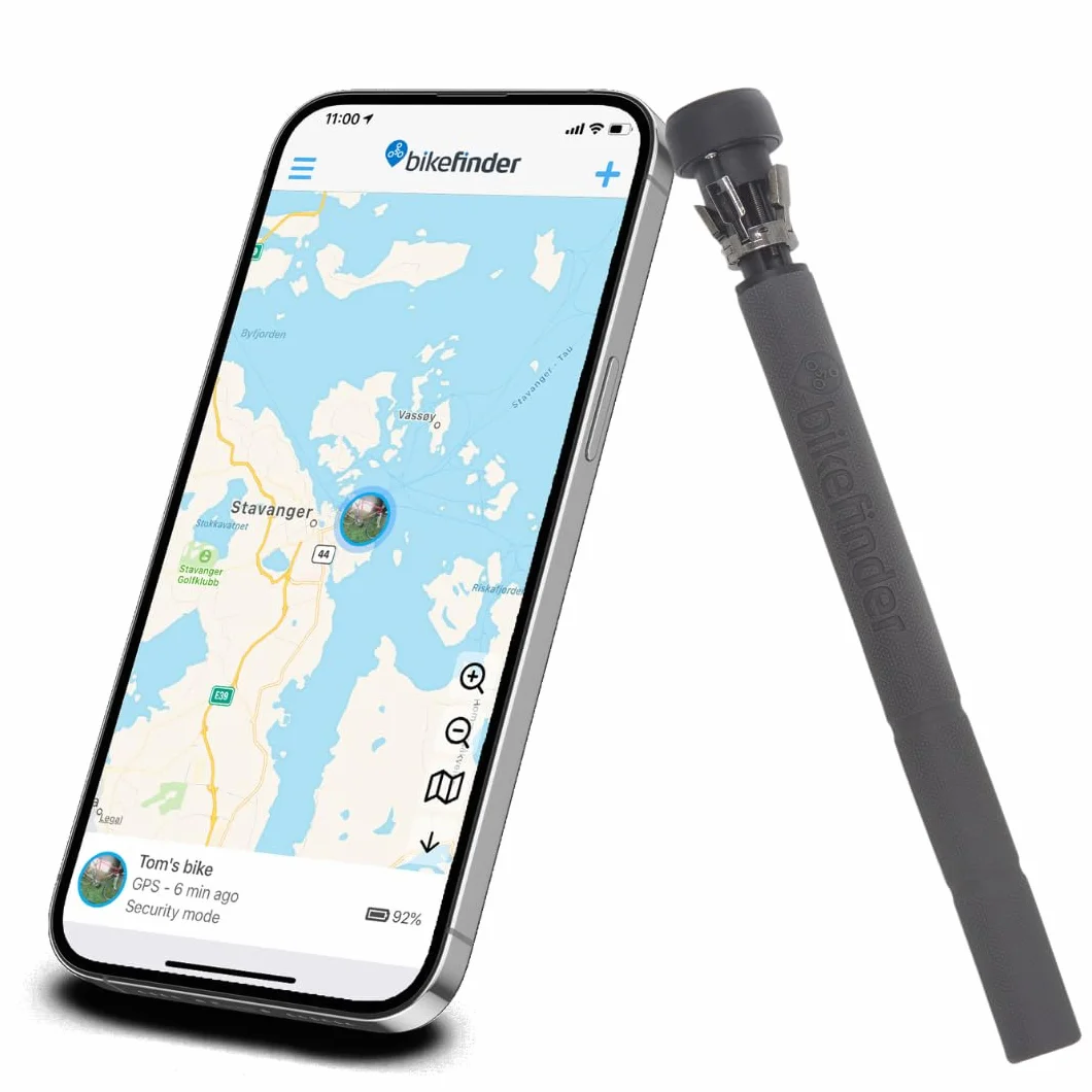GPS tracker rowerowy ukryty w kierownicy lokalizator z kartą SIM