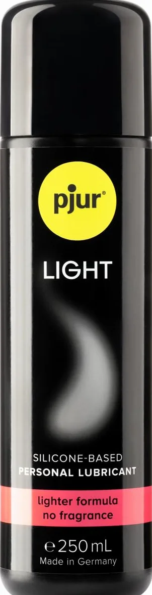 pjur LIGHT - lubrykant & żel do masażu na bazie silikonu - lekka formuła dla wyjątkowo długiego efektu poślizgu i większej przyjemności podczas seksu (250ml)