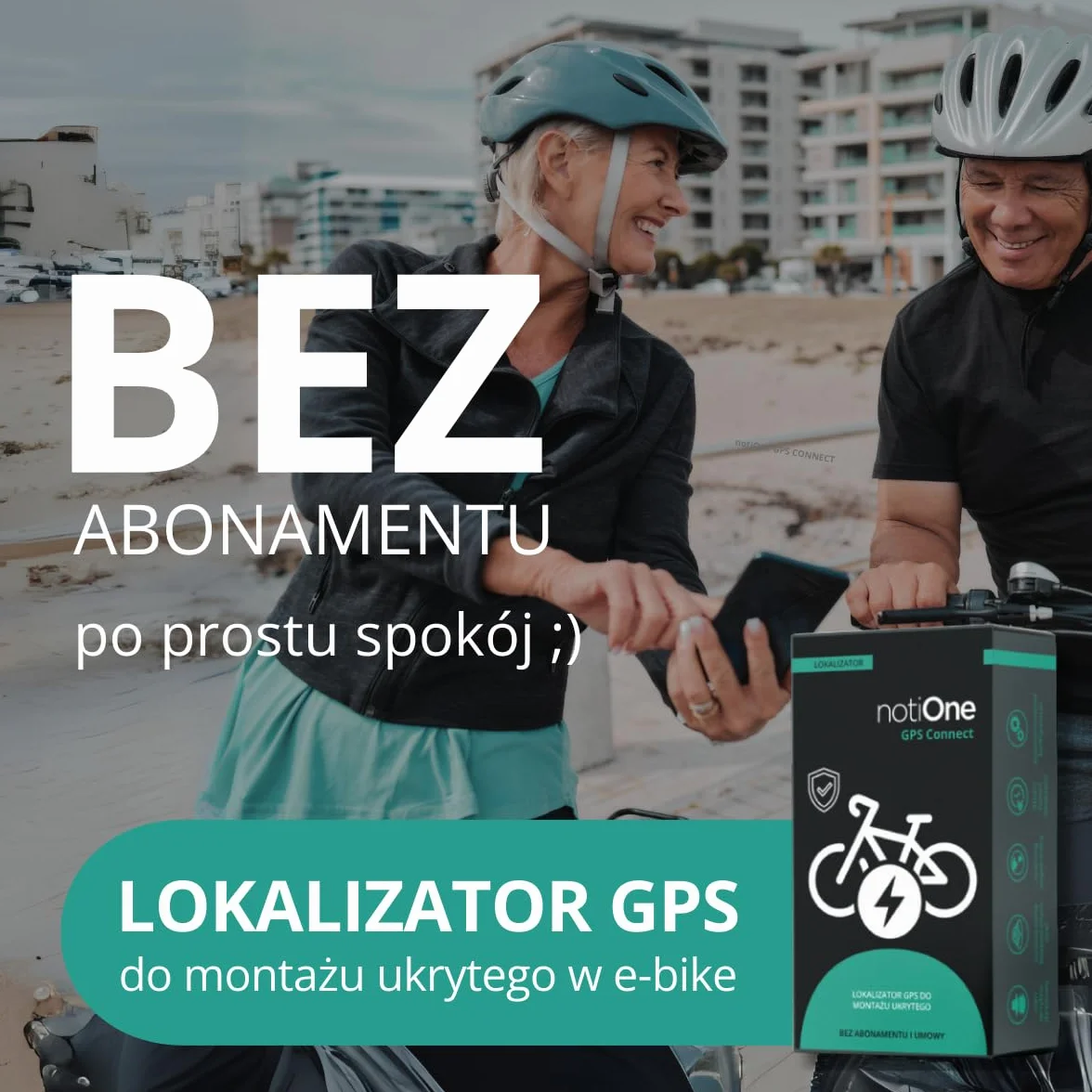 Tracker GPS NTO-CBR do rowerów elektrycznych, kompatybilny z silnikiem elektrycznym BROSE | alarm antykradzieżowy, bez abonimentu | monitorowanie i historija lokalizacji, roaming