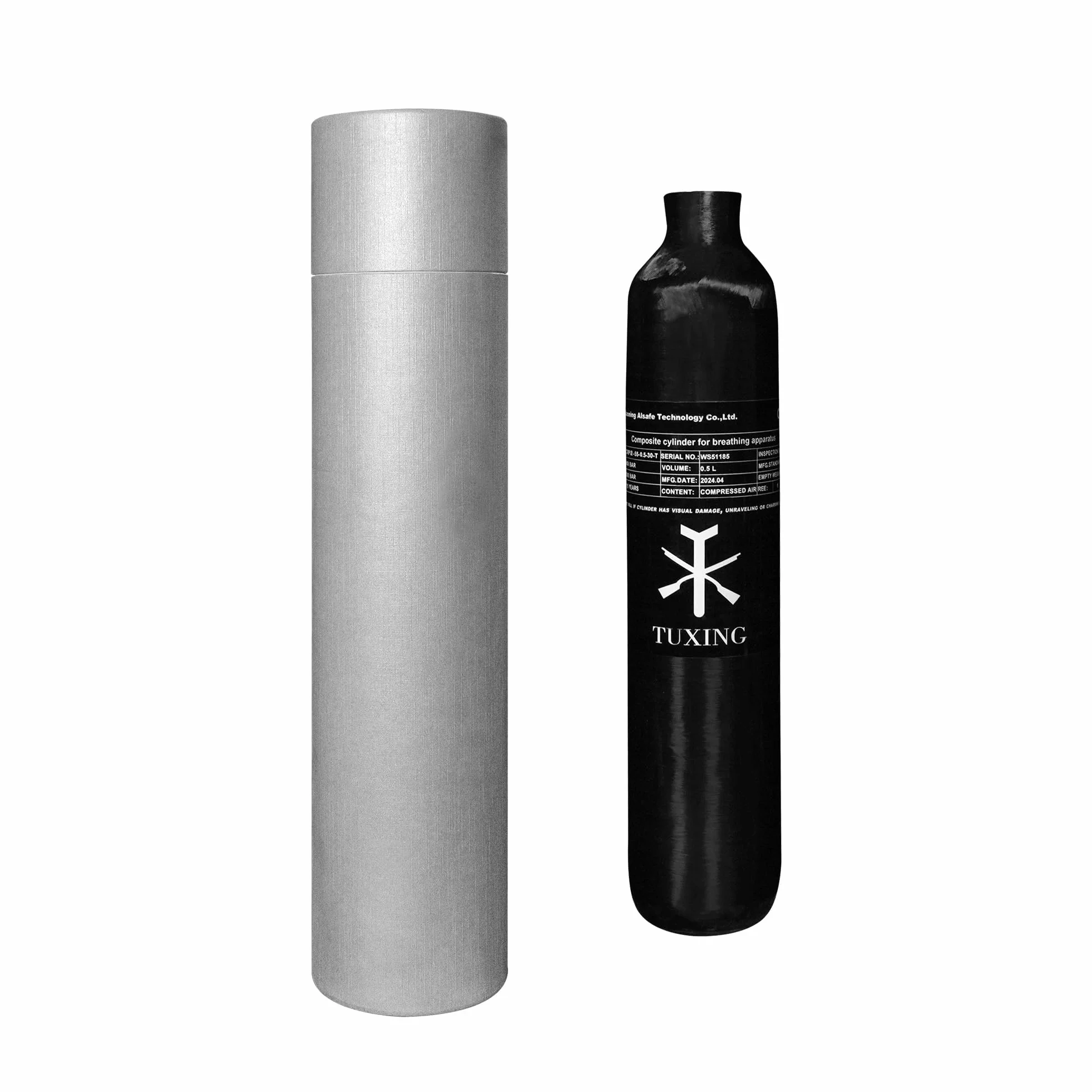 PCP 4500psi Wysokociśnieniowy cylinder kompozytowy z włókna węglowego Air Tank