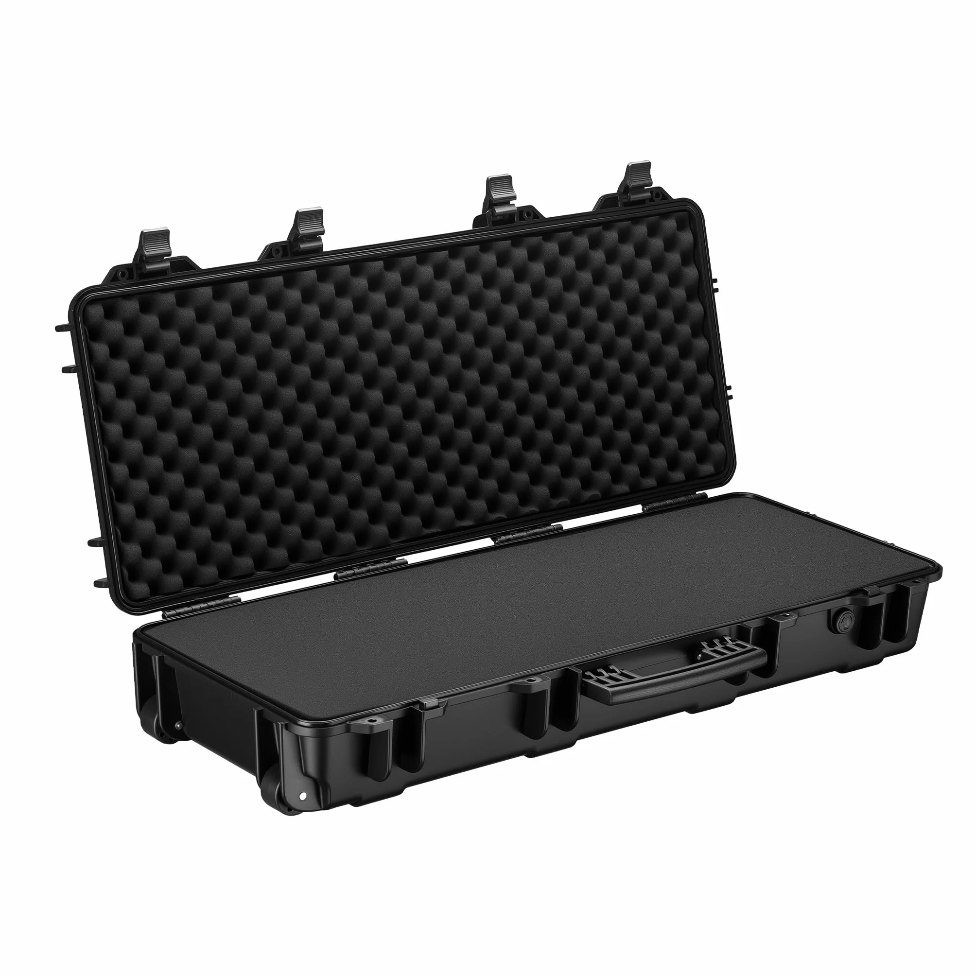 Wiltec Futerał na broń 97,8 x 42 x 17,3 cm walizka z pianką do bezpiecznego transportu z uchwytem, do airsoftu/pistoletu pneumatycznego