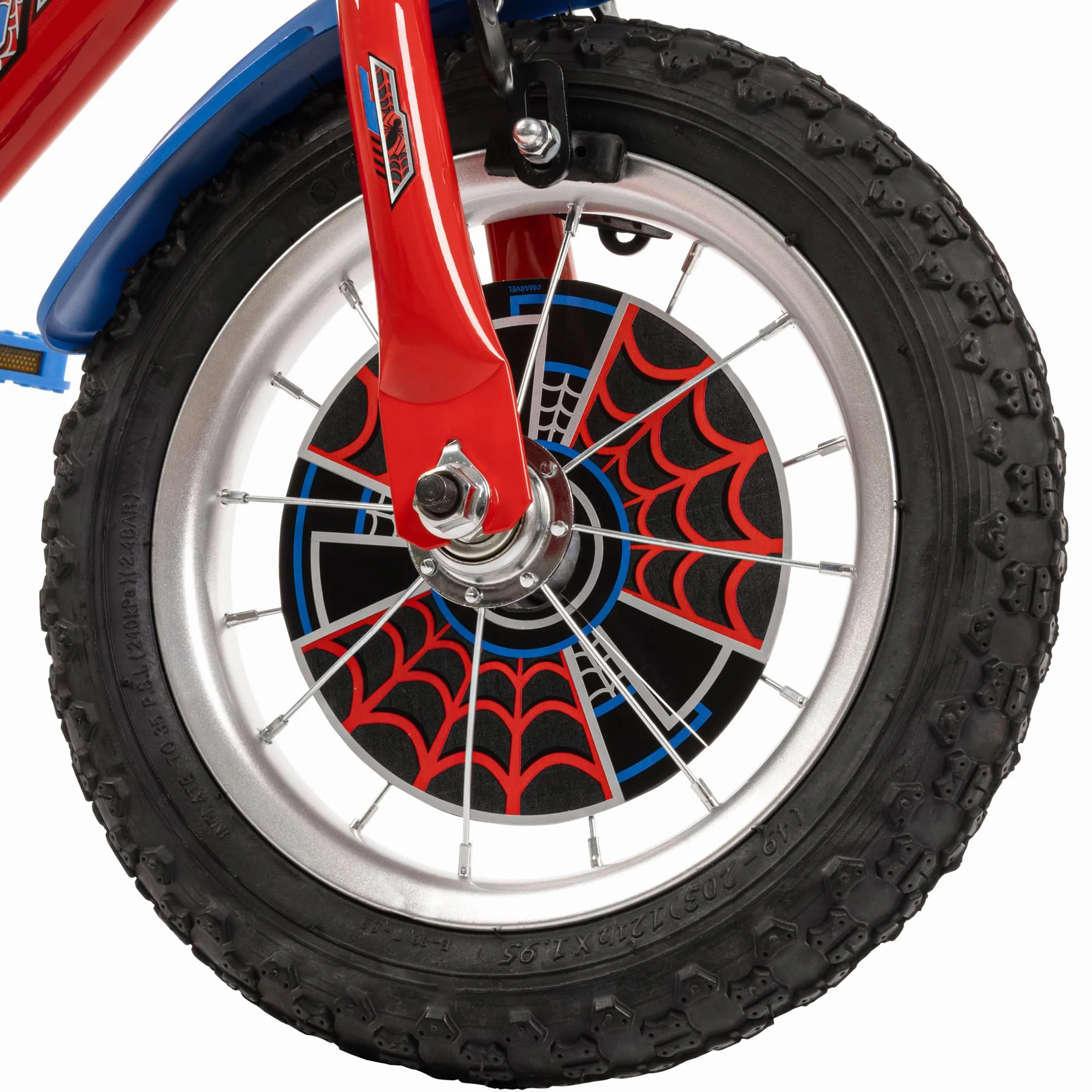 Huffy Spiderman 12" rower dziecięcy 3-5 lat – czerwony