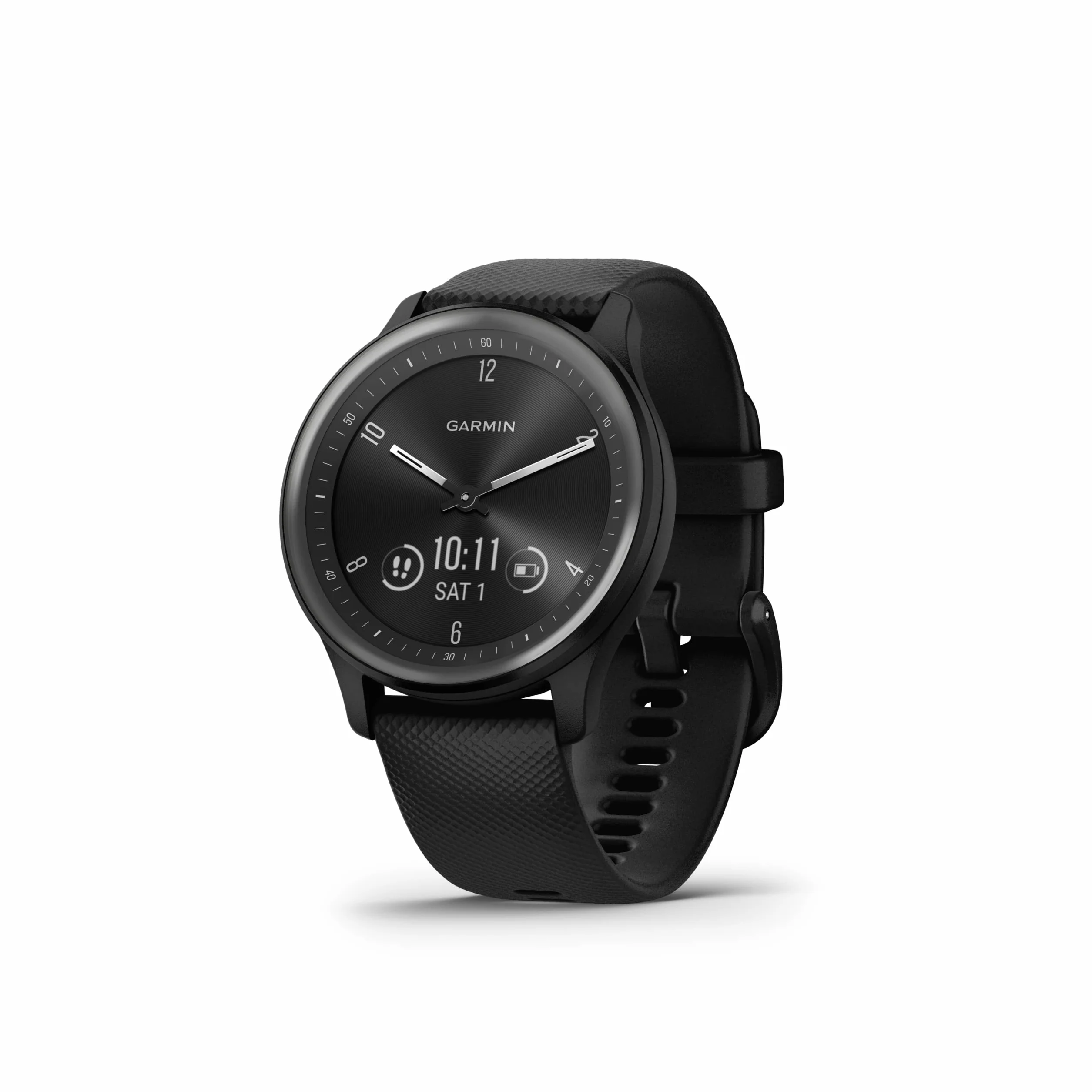 Garmin VIVOMOVE SPORT Czarna koperta slate silikonowy pasek