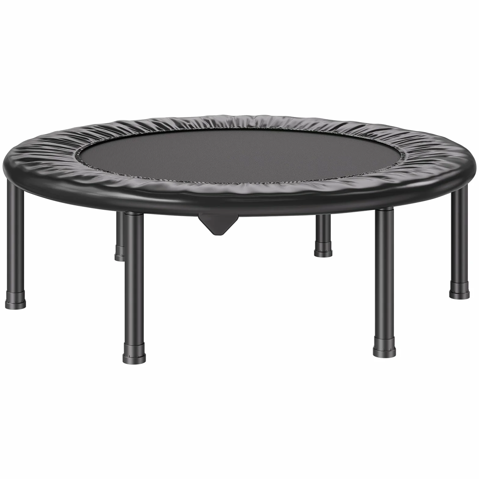 VEVOR Mini składana trampolina fitness 934 mm trampolina do ćwiczeń maksymalne obciążenie 100 kg mała stabilna i cicha trampolina do ćwiczeń do treningu w pomieszczeniach lub w ogrodzie