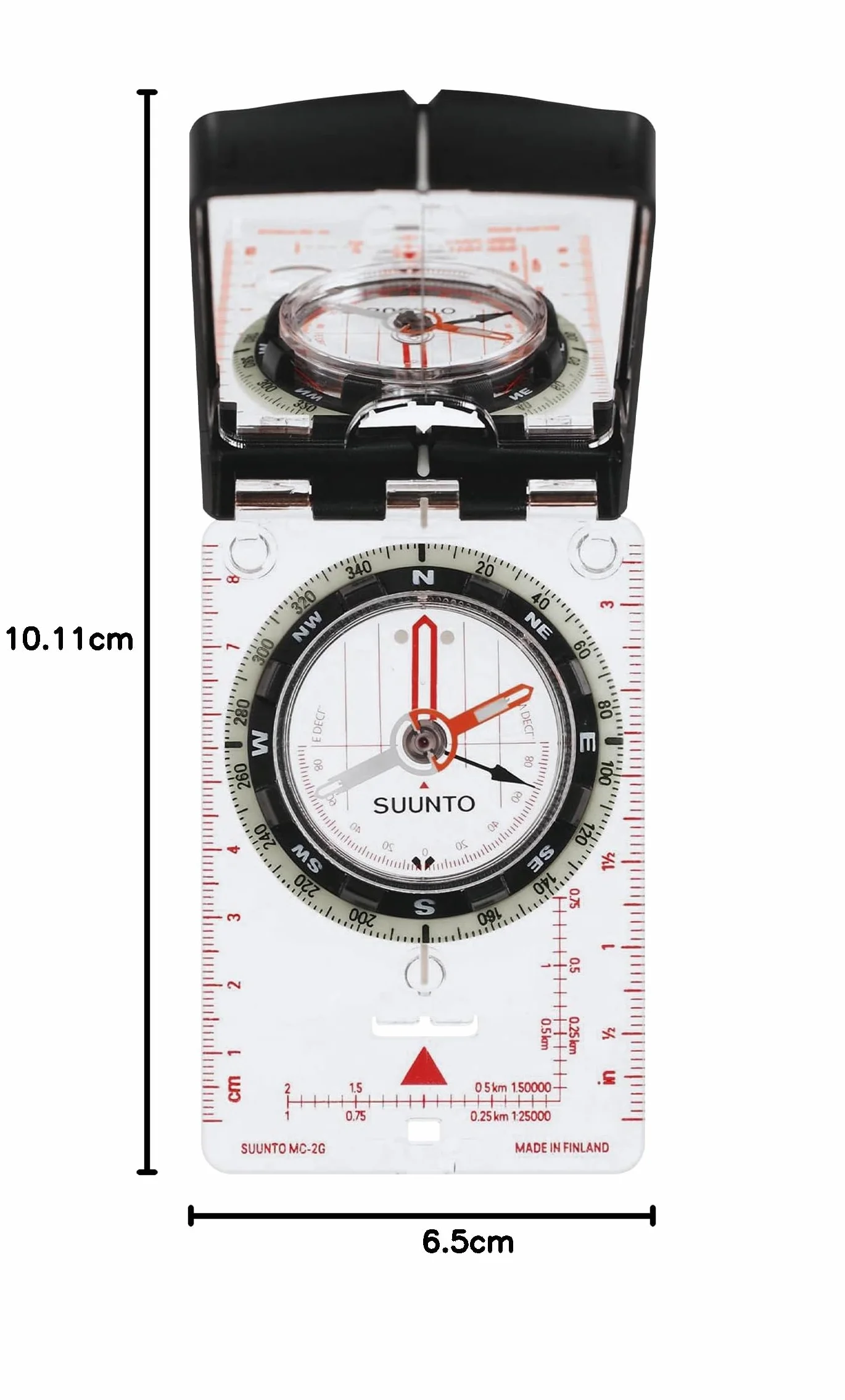 Suunto kompas MC-2 G MIRROR COMPASS, biały, jeden rozmiar