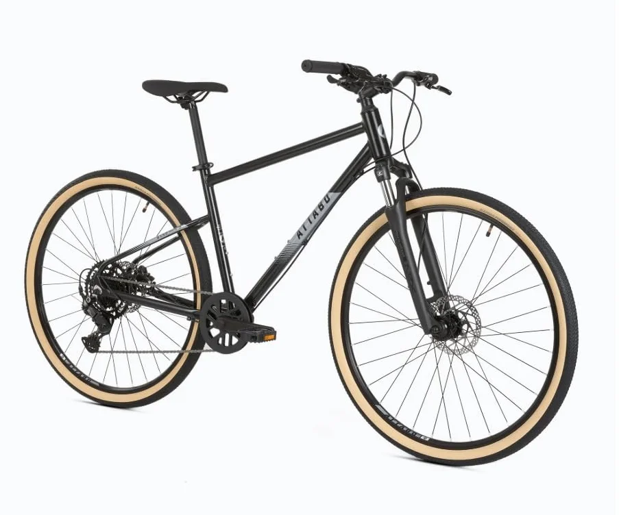 ATTABO SANO 4.0 rower crossowy męski 20" rama 28" koła Shimano CUES 9-biegowy SR Suntour SF20 NEX hamulce MT-200