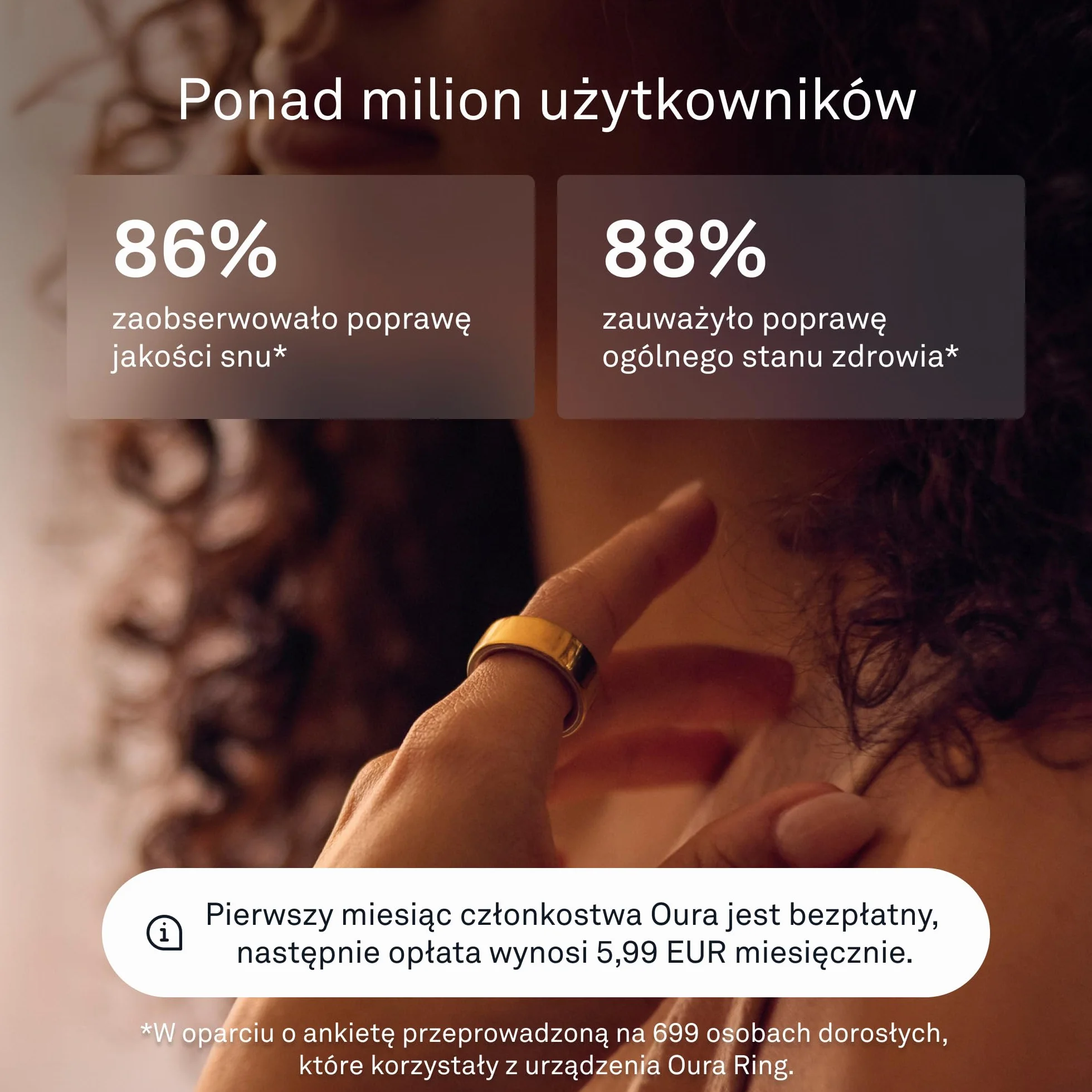Oura Ring 4 - Gold - Rozmiar 7 Smart Ring | Najpierw dobierz rozmiar z zestawem miarowym OR4 | Urzadzenie noszenia pomiaru jakosci snu - Tetno - Pomiar kondycji - Bateria do 8 dni