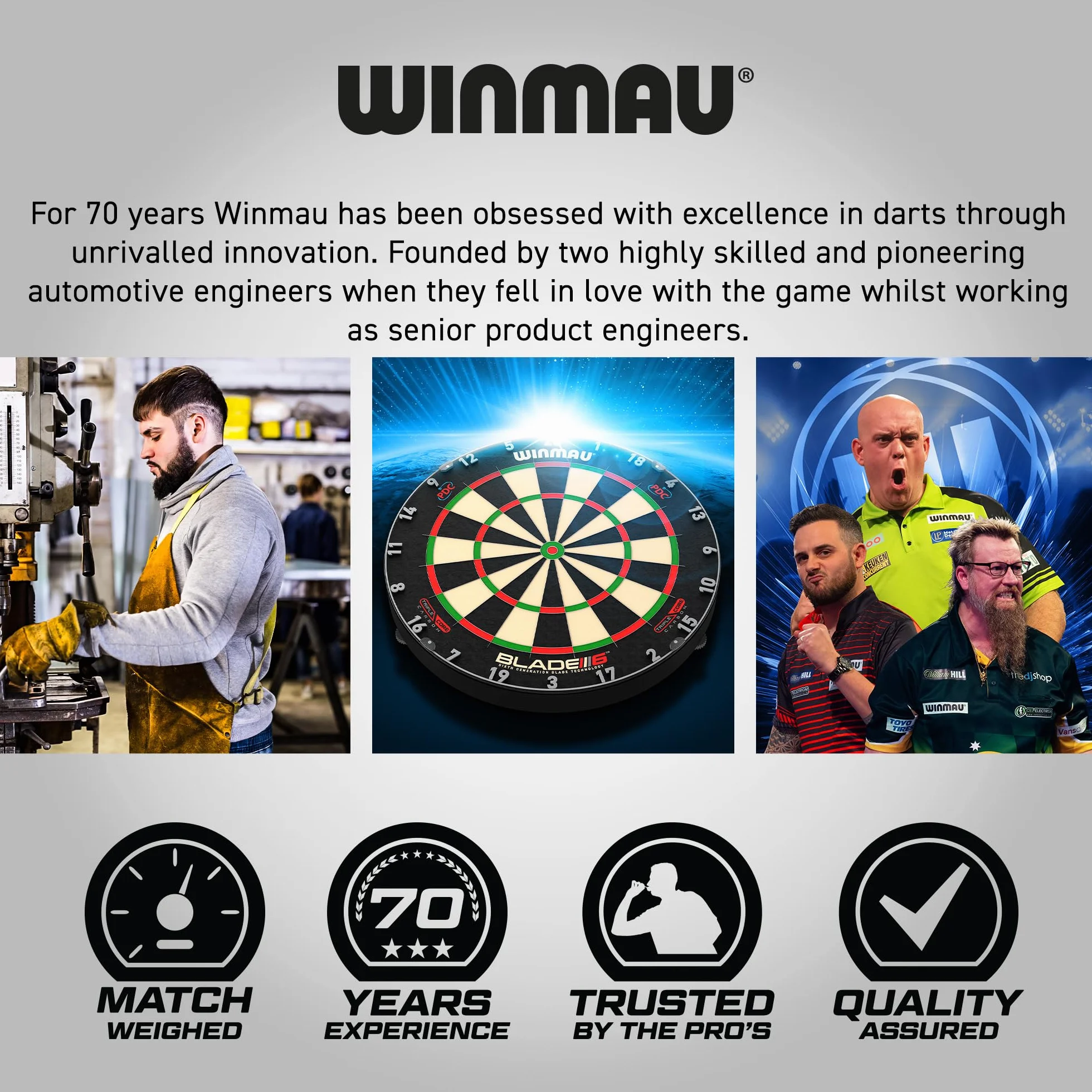 WINMAU Blade 6 profesjonalna tarcza do rzutek