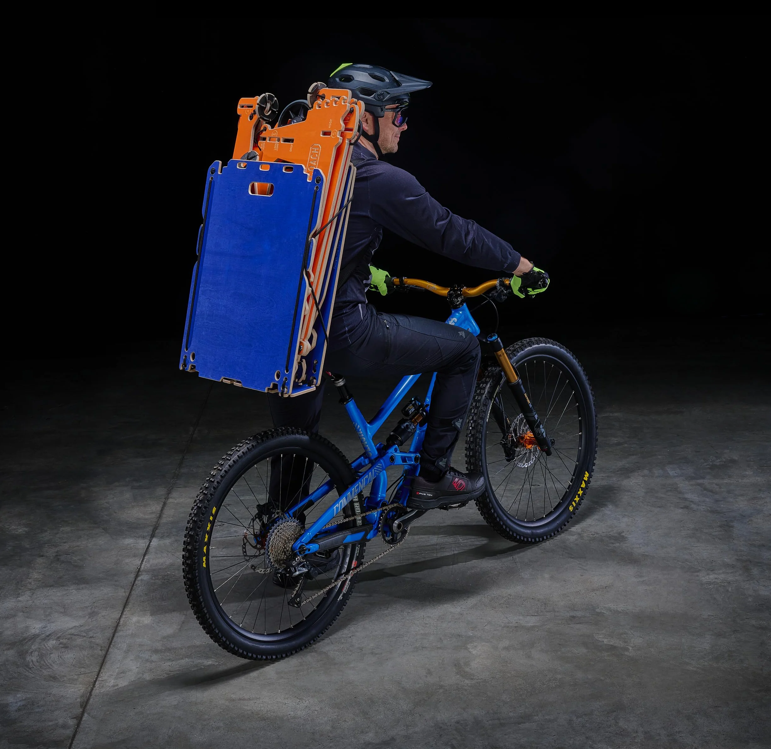 MTB Hopper Coach 4 Przenośna Rampa Skoków Rowerowych Regulowana Rampa Treningowa MTB BMX