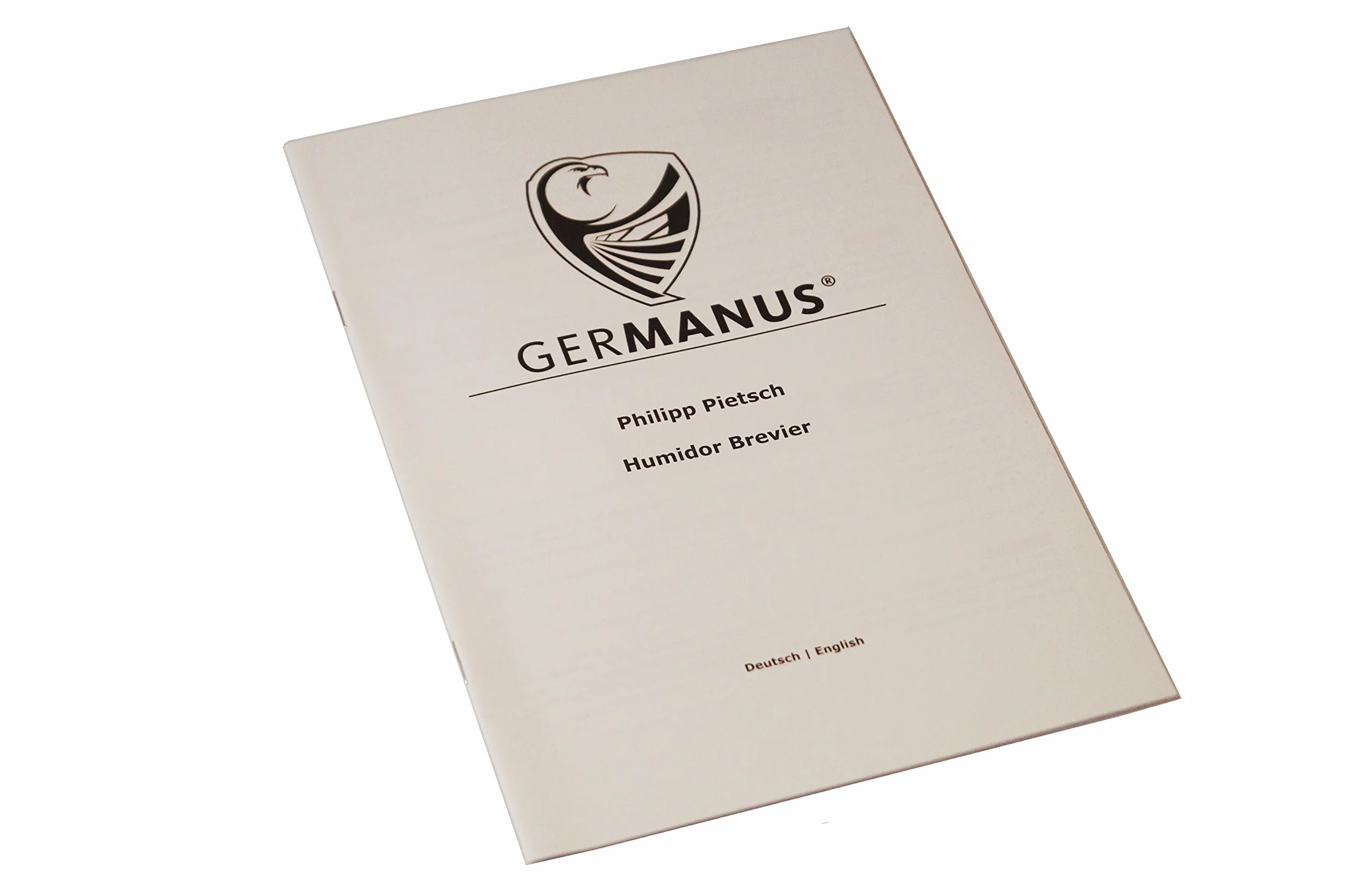GERMANUS Humidor con higrómetro, cenicero de puros, cúter.