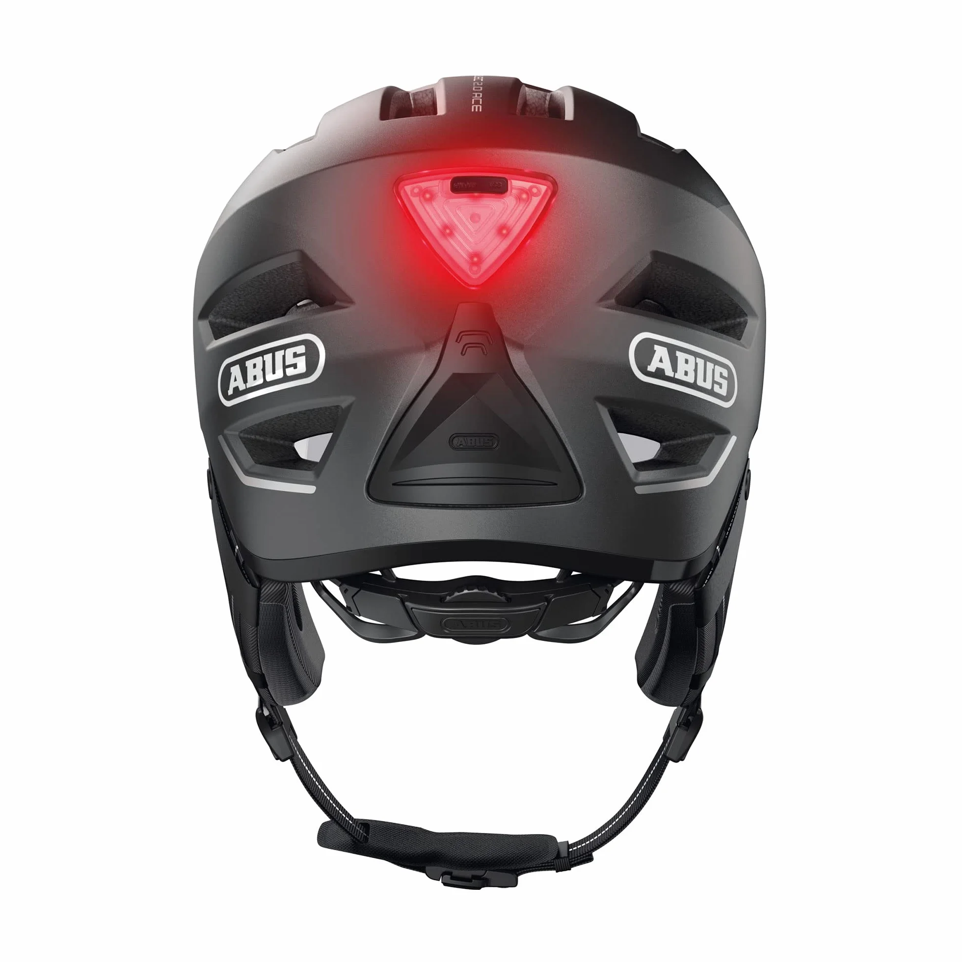 ABUS Pedelec 2.0 ACE Kask Miejski Rowerowy z Tylnym Światłem, Daszkiem, Osłoną Przeciwdeszczową, Ochroną Uszu