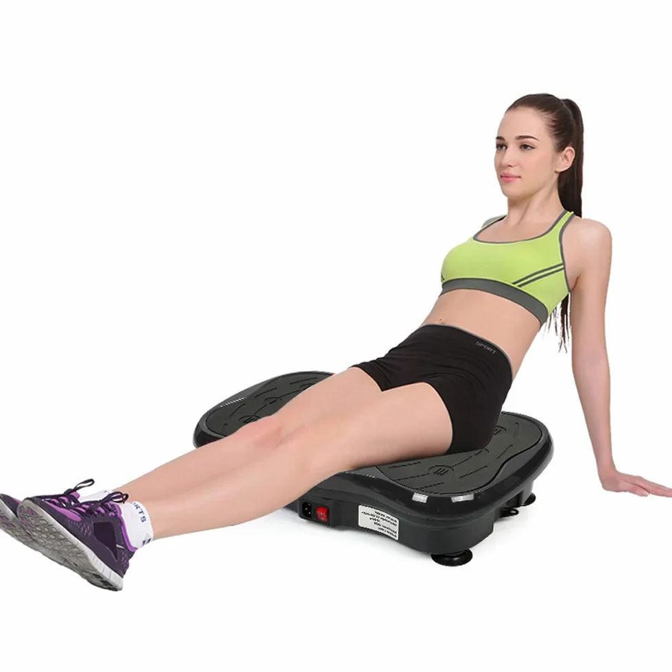 Platformy wibracyjne fitness z 2 paskami oporowymi do domu