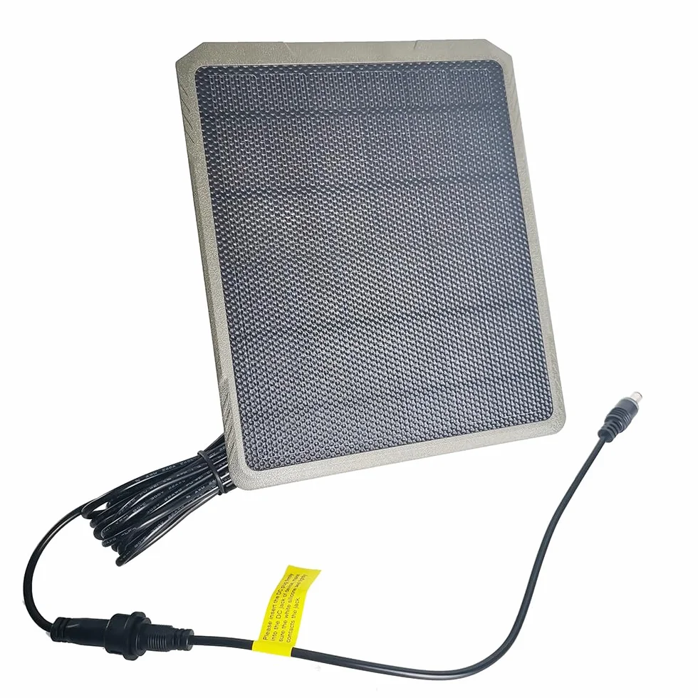 GardePro SP350 panel solarny 12V/1A 9V/1,3A 6V/2A do kamery myśliwskiej A3S A5 A60 E5 E5S E6 E8 X20 X50