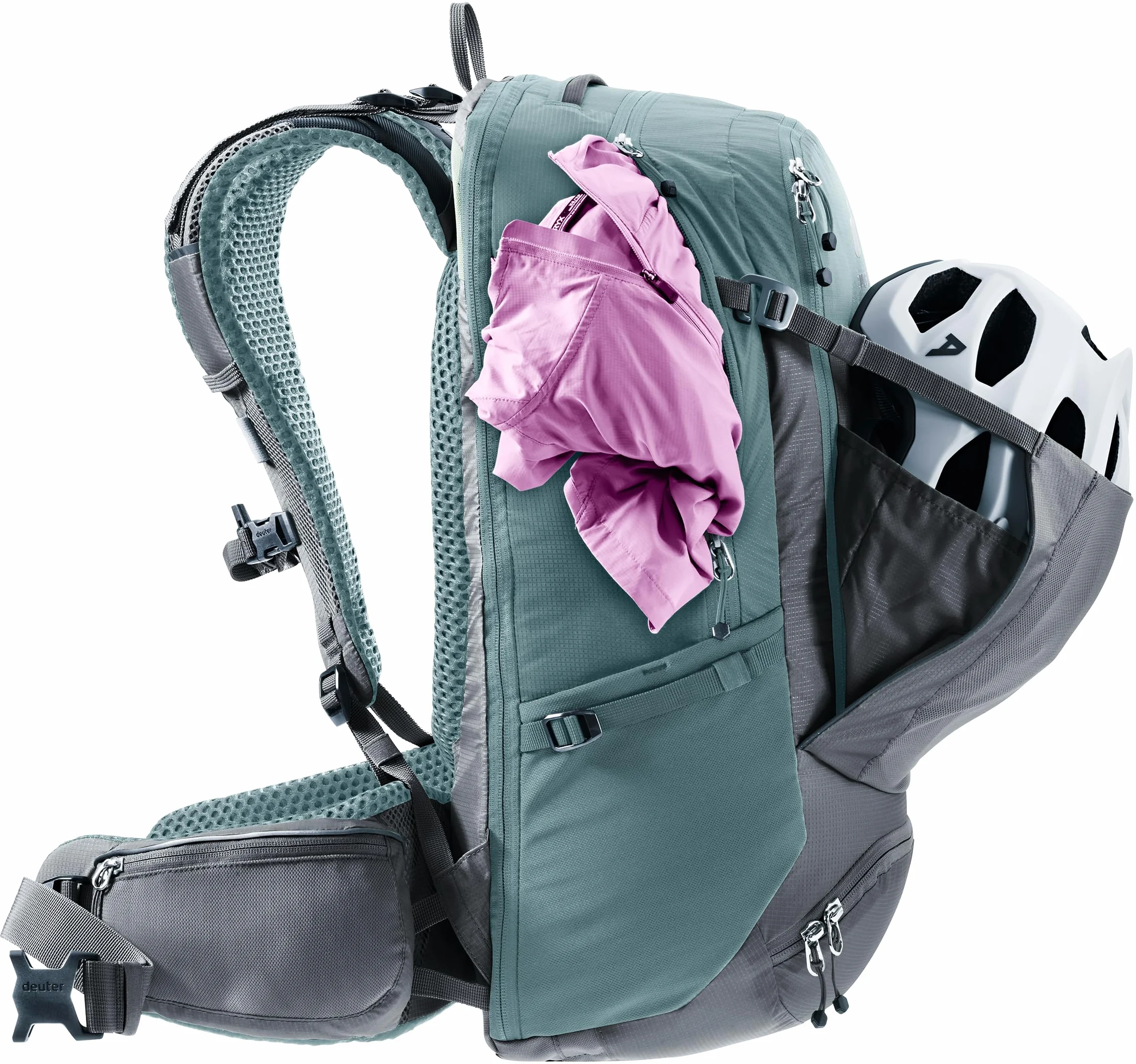Deuter Trans Alpine Pro 28 Plecak rowerowy Męski, Wielokolorowy, 28 L, Minimalistyczny