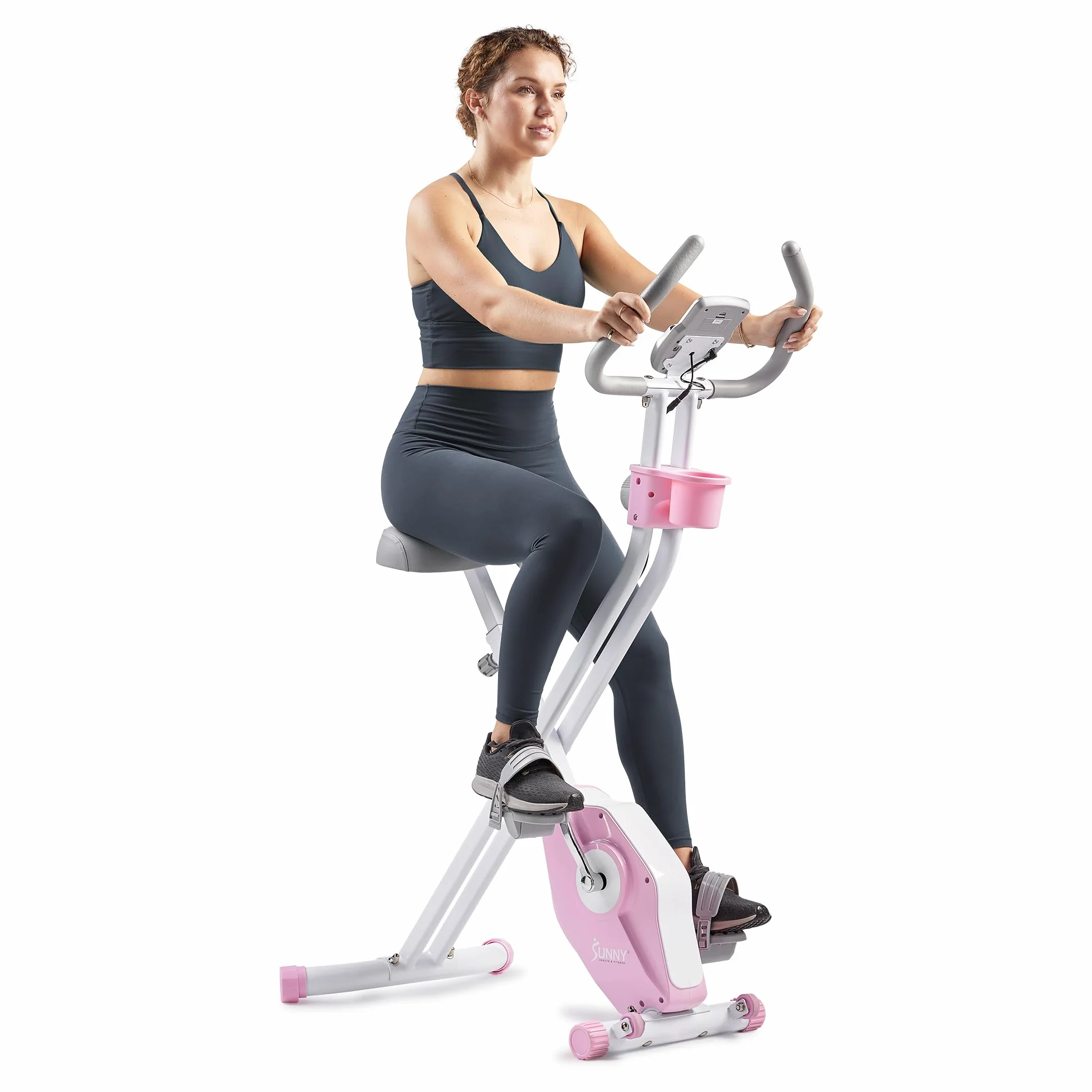 Sunny Health & Fitness X-Bike Pro Składany Rower Treningowy Magnetyczny 136 kg 14-Stopniowy Opór