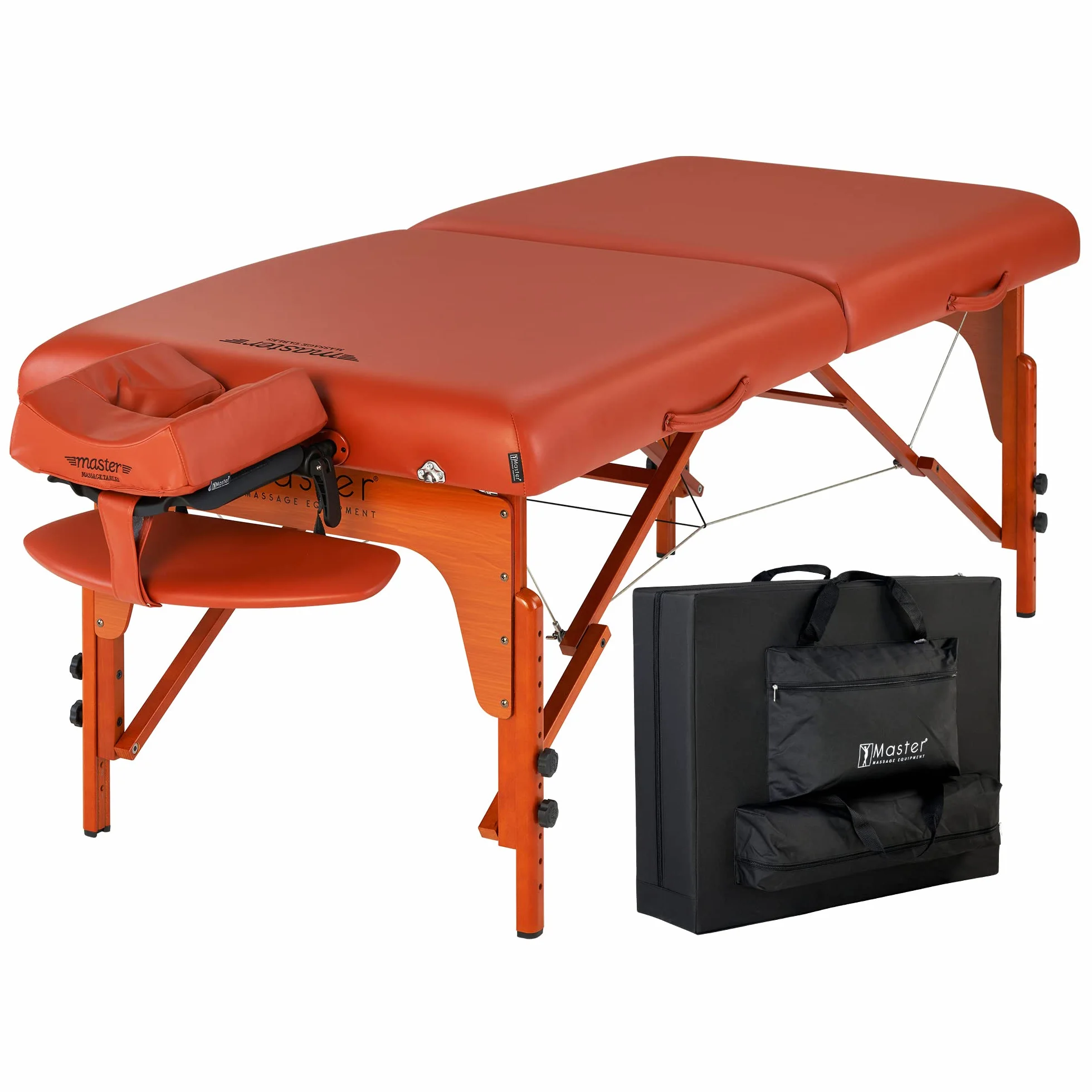 Master Massage 79 cm Santana Pro przenośny stół do masażu, poduszka z pianki z pamięcią kształtu, panele nóg Reiki, łóżko spa, składany stół do masażu