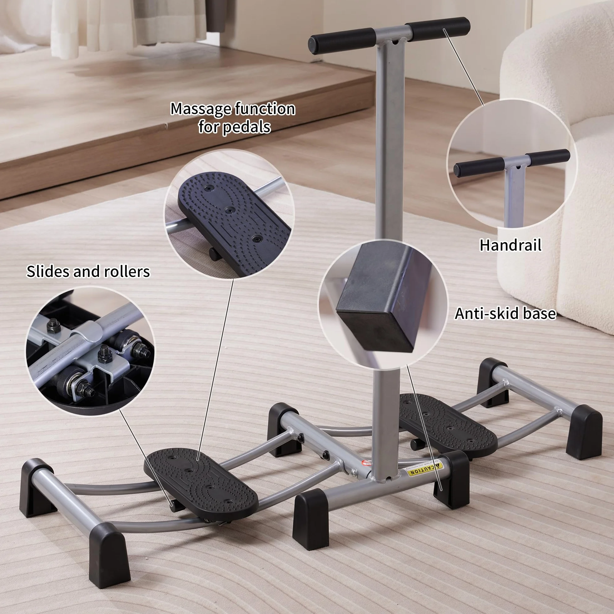 leikefitness Symulator narciarski, maszyna treningowa, naprawa mięśni, trening wzmacniający do domowego fitnessu (AB1600)