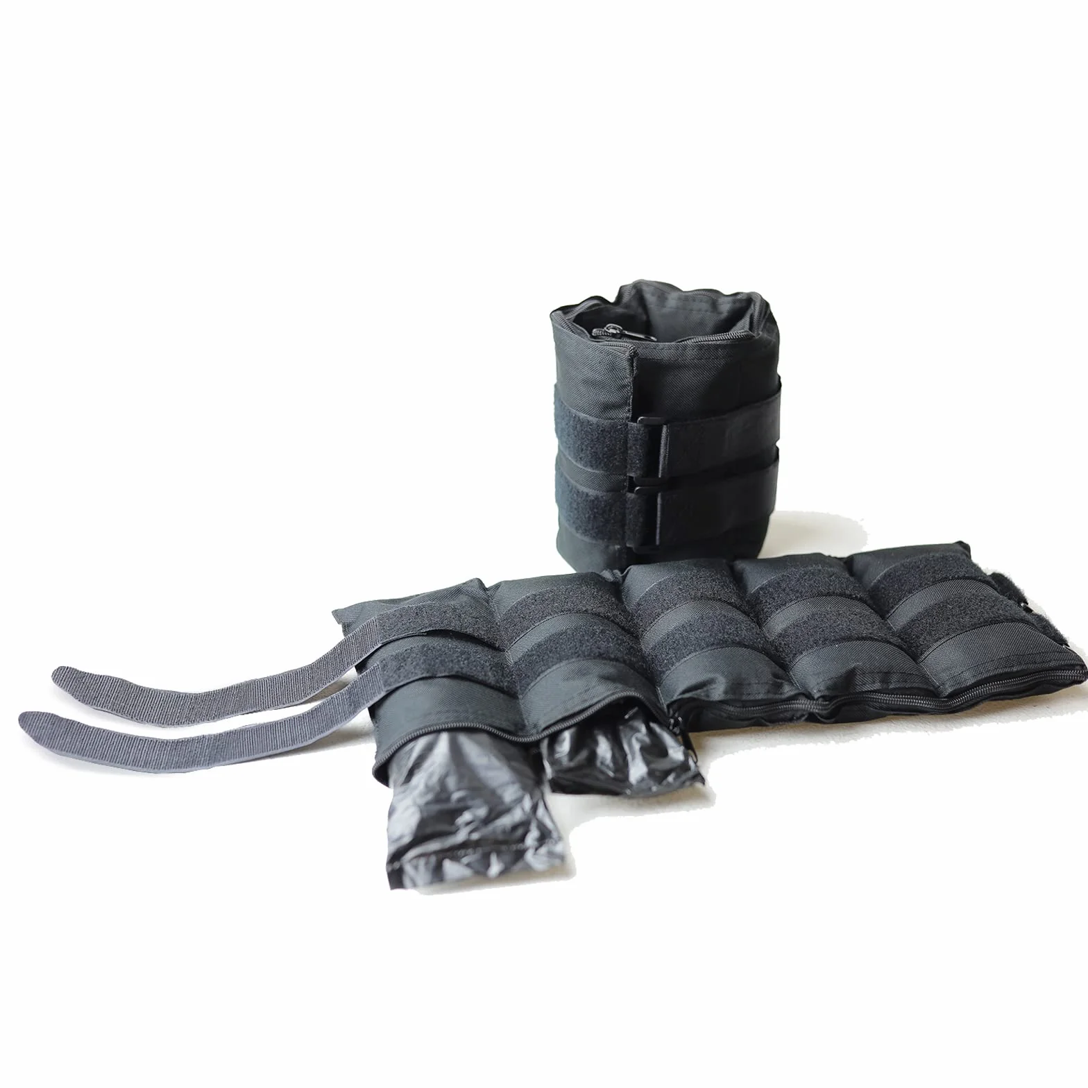 HHA-CB020A1 para regulowanych obciążników na kostkę, 9 kg, czarne (nowa wersja)